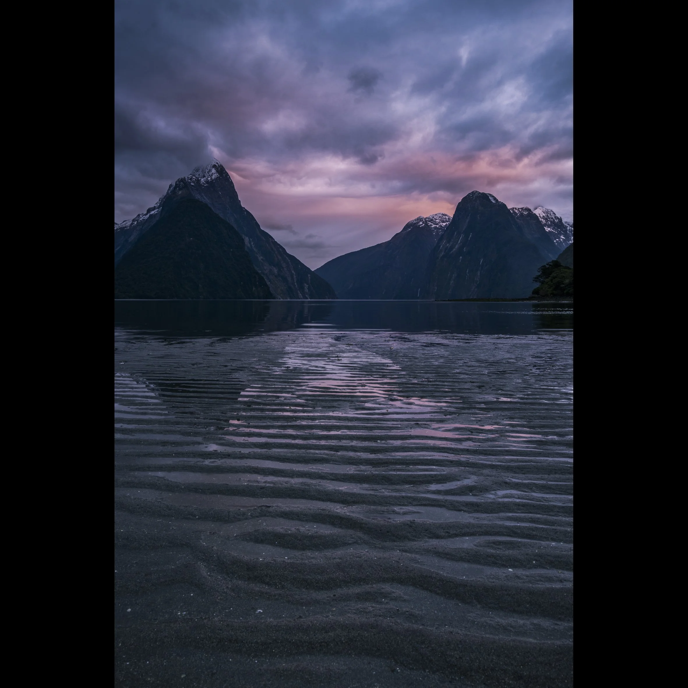 Milford Sunset Portrait