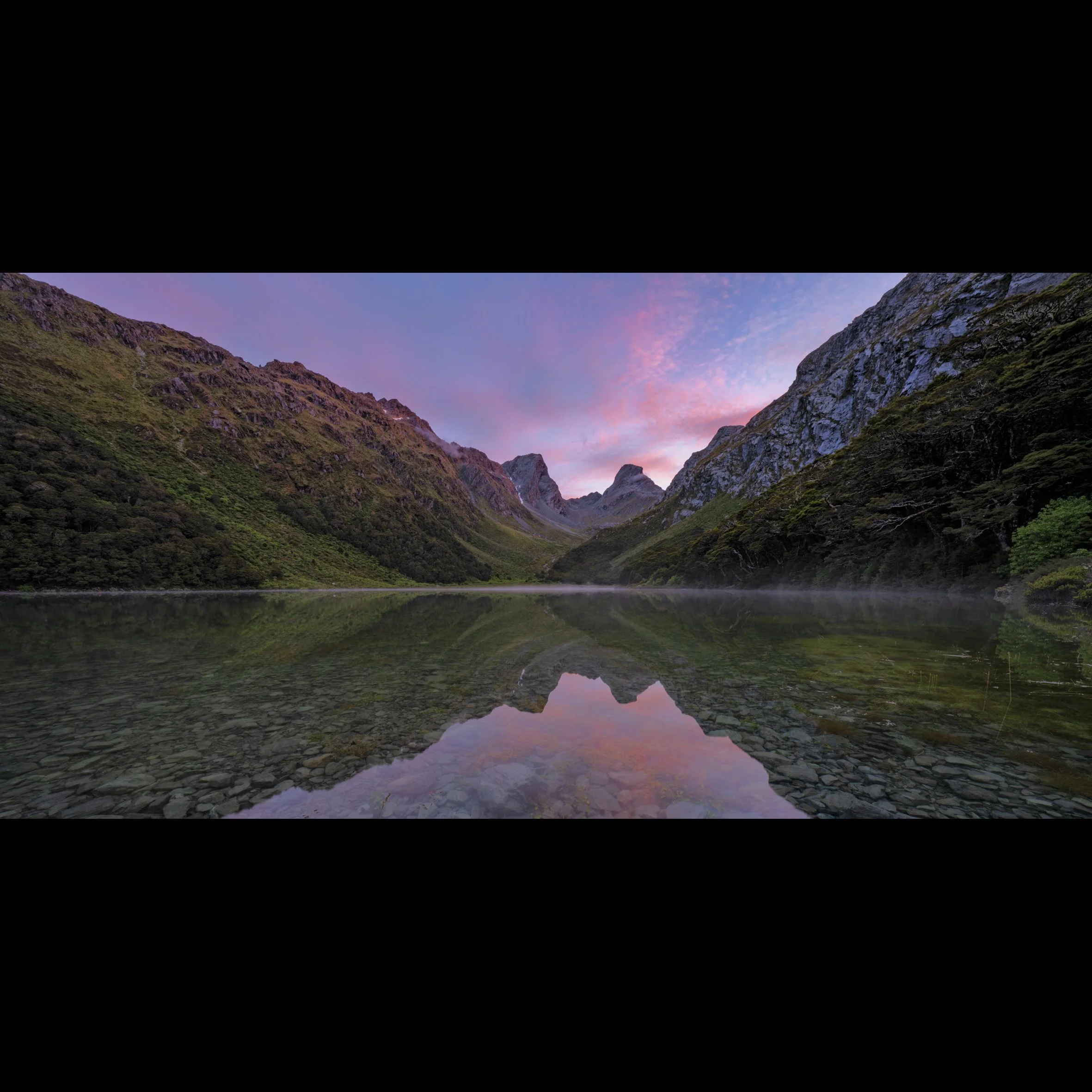 Lake Mackenzie Reflection Panoramic