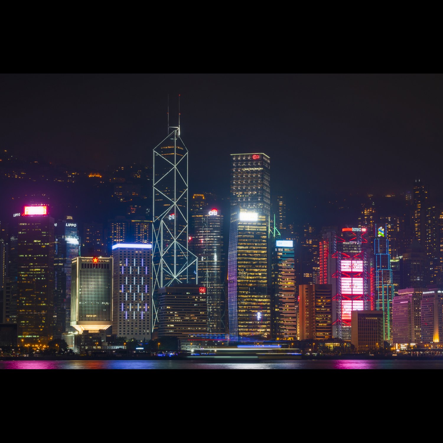 Neon Harbour, Hong Kong