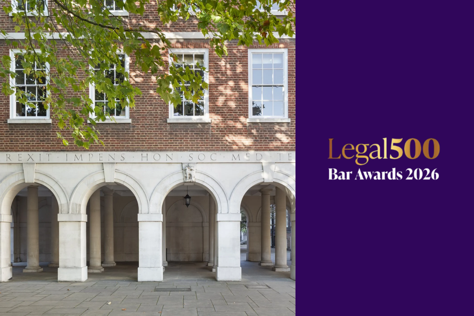 Cloisters Shortlisted for Eight awards at The Legal 500 Bar Awards 2026