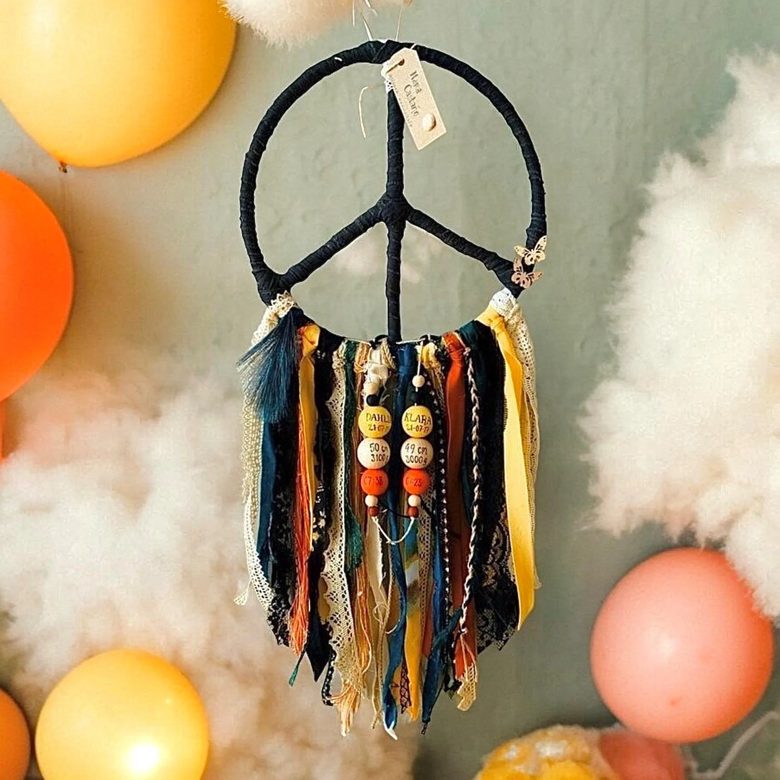 Drömfångare som dopgåva till tvillingar