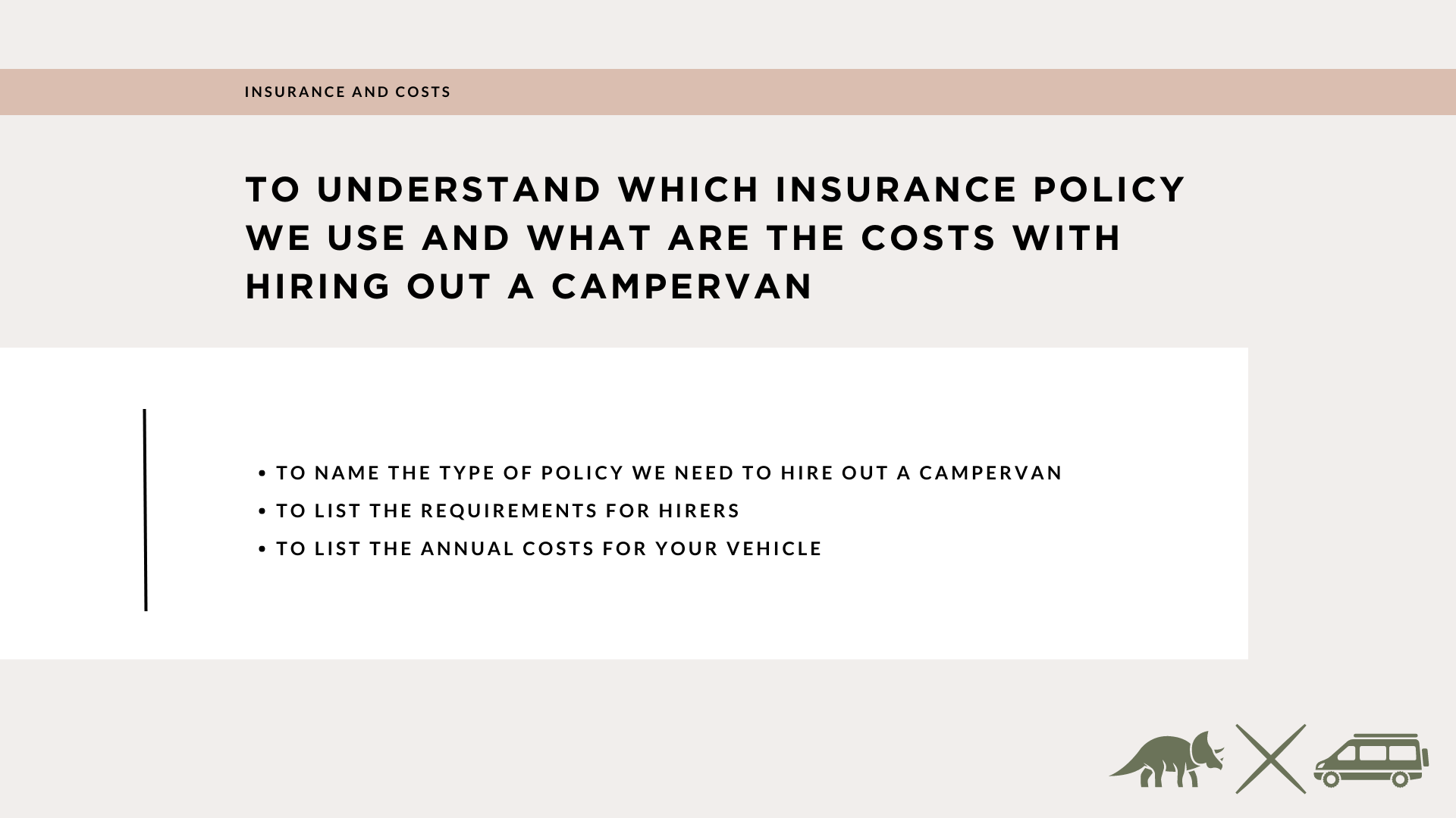 Module 1 - Insurance and Costs — Jurassic Vans