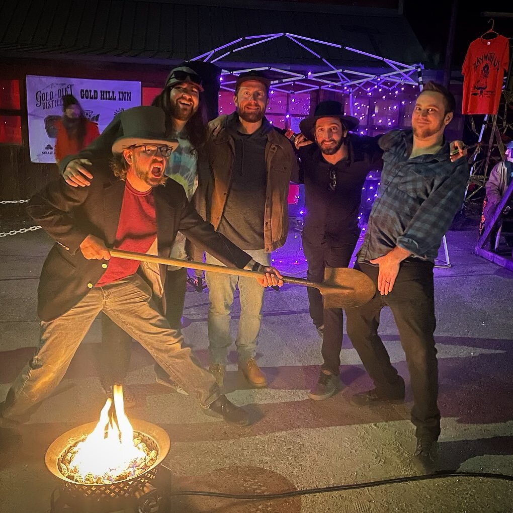 The band went through @skiingfiddler &lsquo;s haunted house in Rollinsville this weekend and got legitimately scared 💀 10/10 for The Haunted Stage Stop 🎃