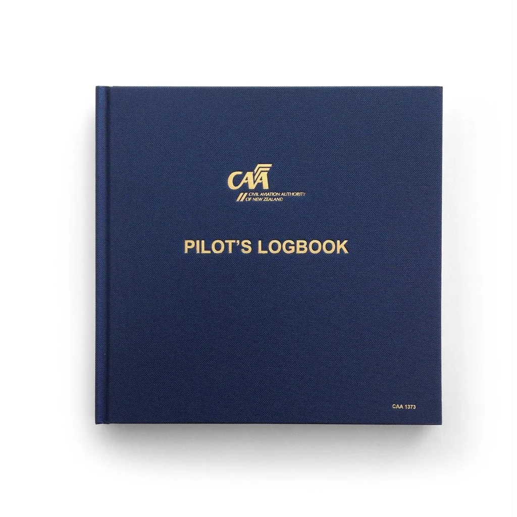 CAA 1373 Pilot's Logbook cover used by New Zealand pilots for official flight record keeping