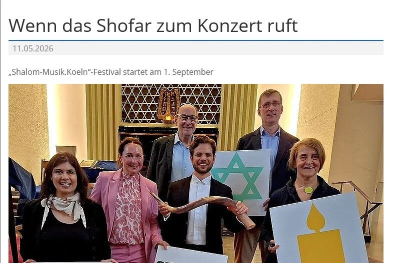 Wenn das Shofar zum Konzert ruft