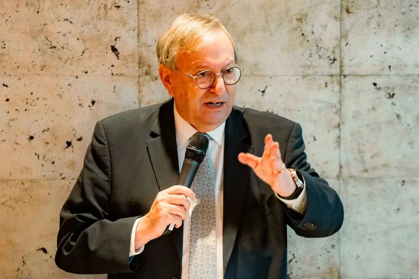 Grußwort zur Eröffnung: Abraham Lehrer, Vorstand der Synagogen-Gemeinde Köln und Vizepräsident des Zentralrats der Juden in Deutschland. Foto: Kay-Uwe Fischer / SHALOM-MUSIK.KOELN