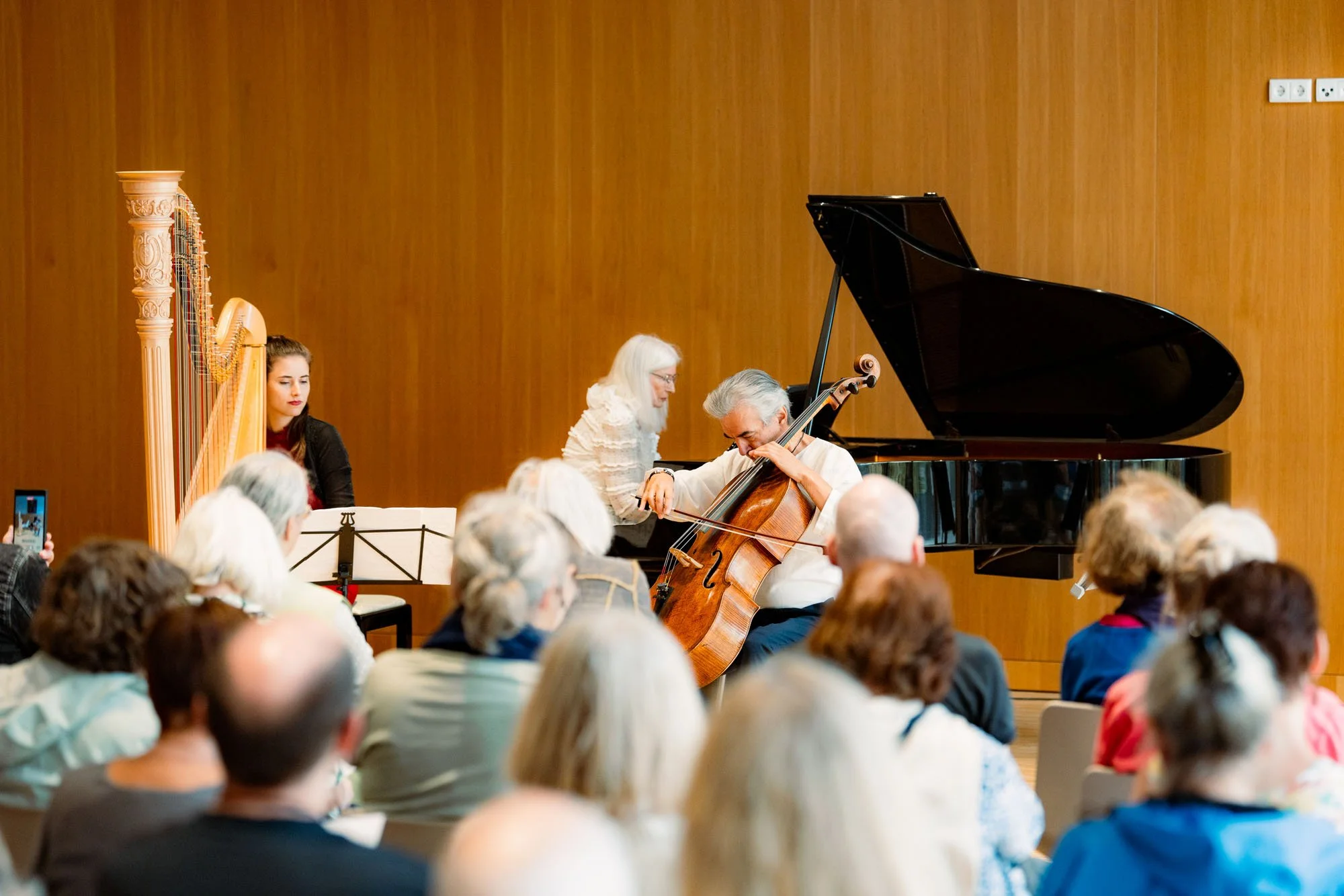 „Metamorphosen & Niggunim“: Das Trio Seramonica mit Werken von Don Jaffé im Antoniusssaal. Foto: Kay-Uwe Fischer / SHALOM-MUSIK.KOELN