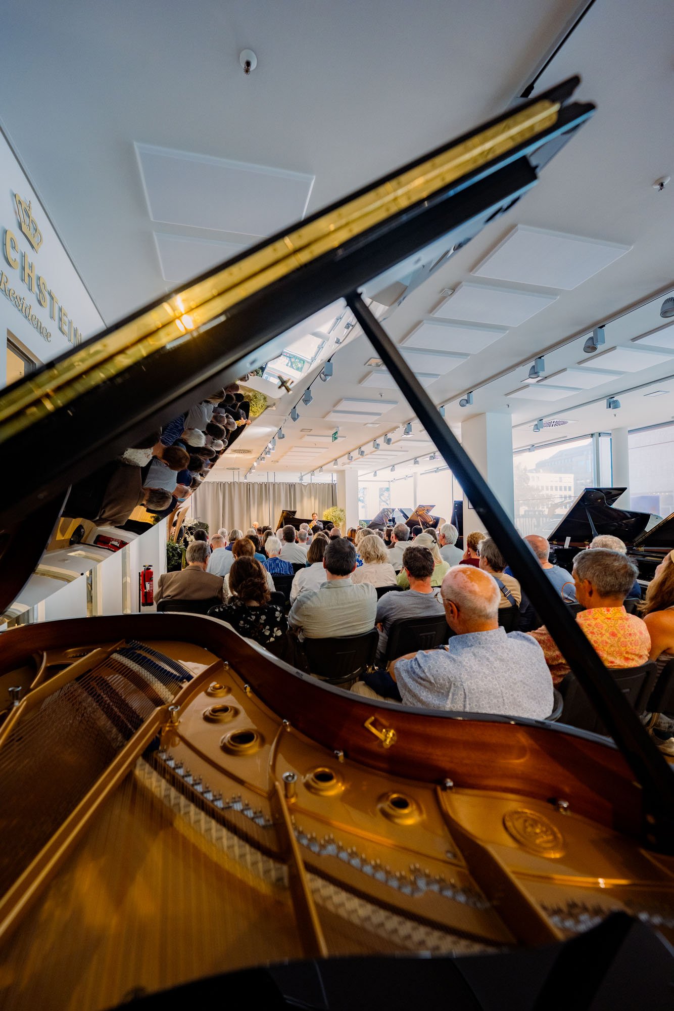 Uraufführung im C. Bechstein Centrum: Volle Reihen bei „In Memoriam“ von Gilad Hochman. Foto: Kay-Uwe Fischer / SHALOM-MUSIK.KOELN