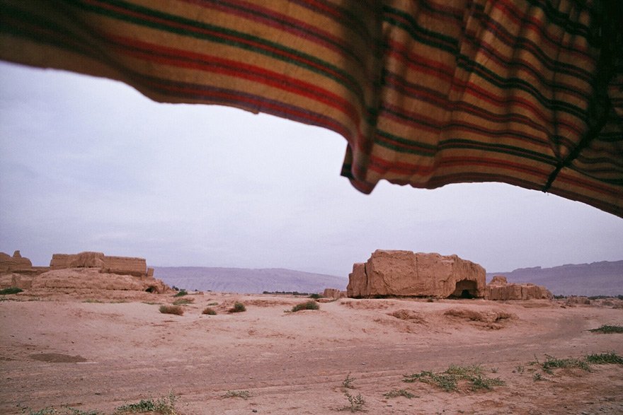  The ruins of Gaocheng ancient city, Xinijang. 