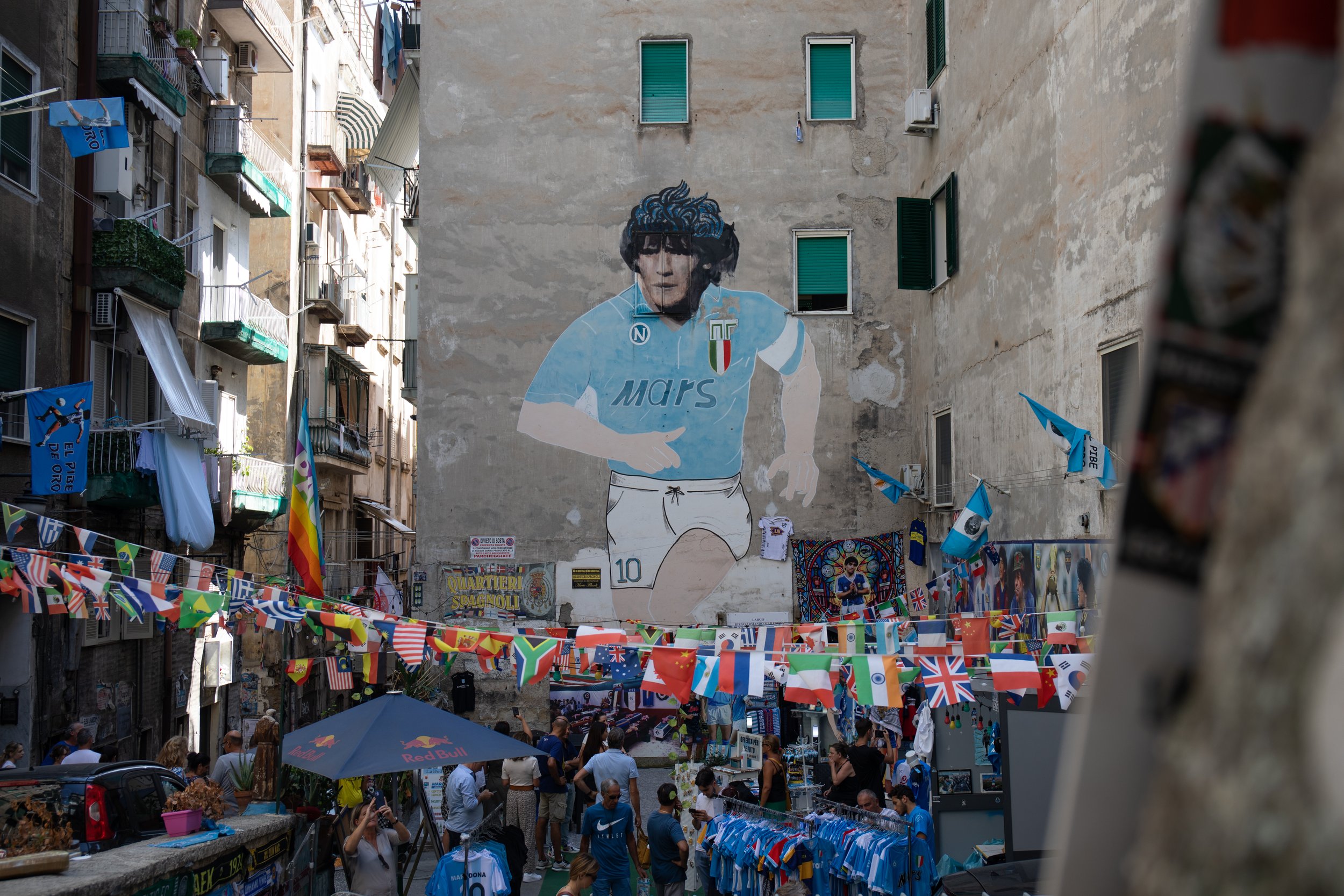  Mural to Maradona, Naples. 