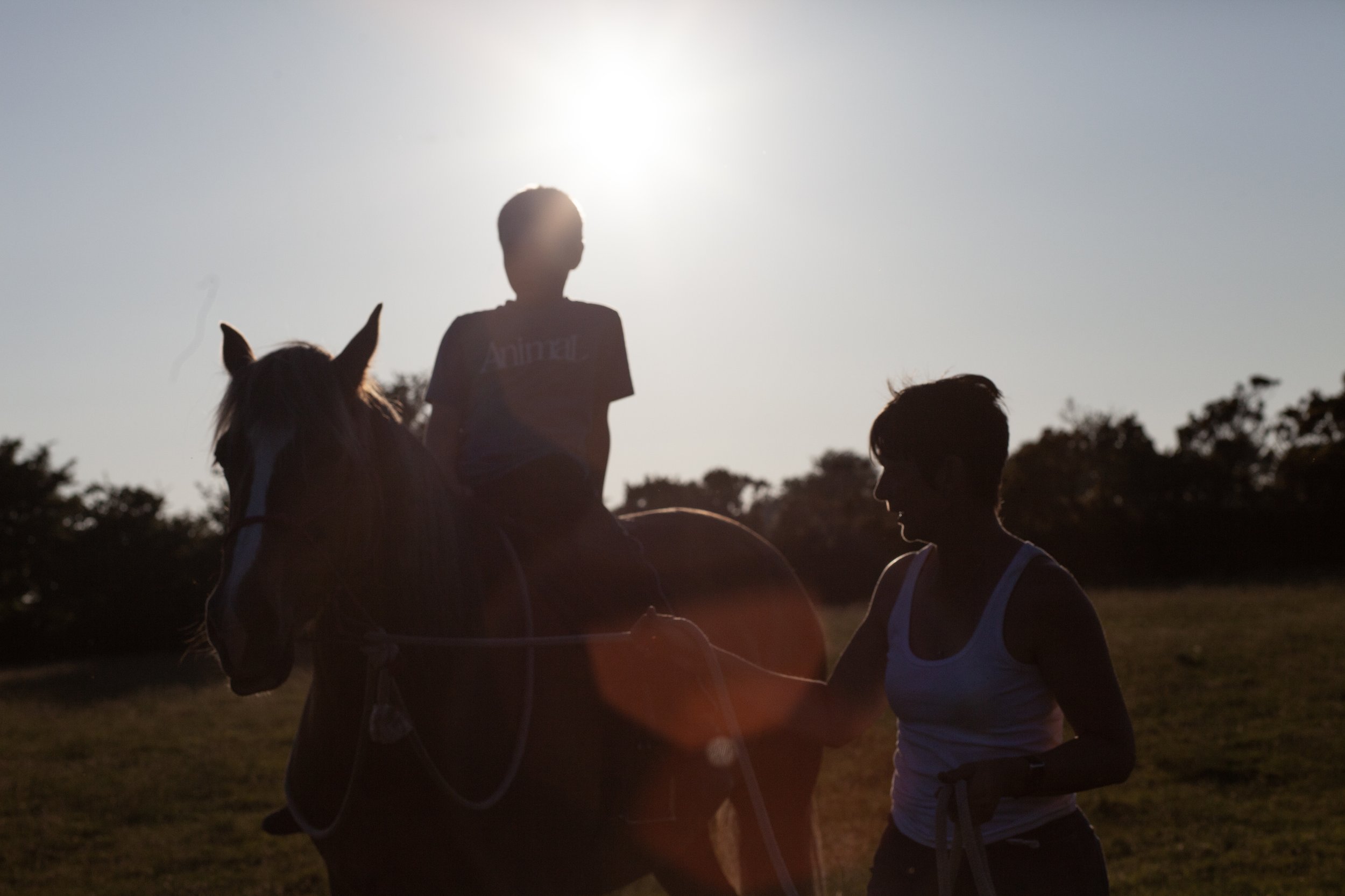  Horse Boy Camp for children on the autism spectrum, Cornwall, England. 