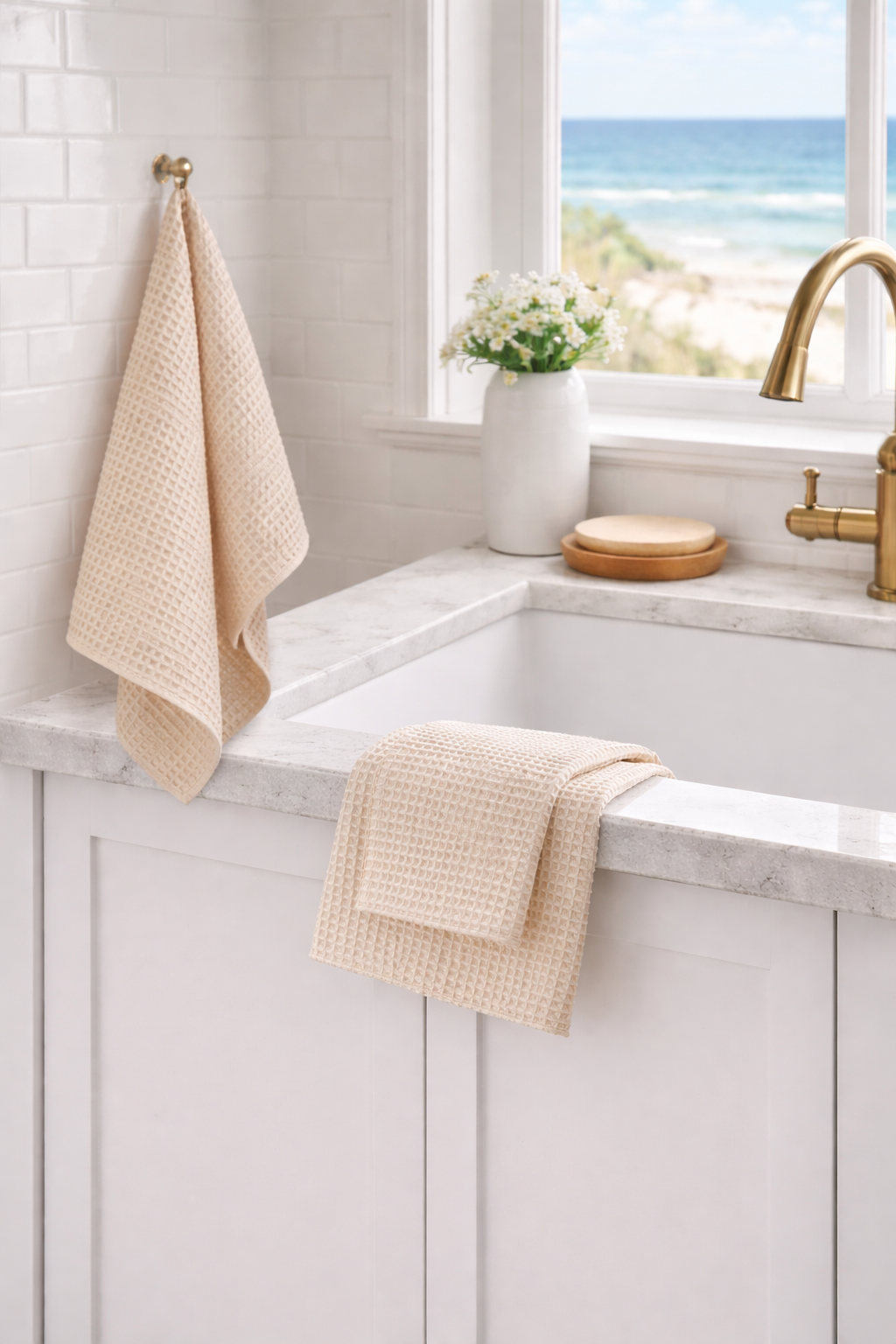 Organic Waffle Kitchen Set