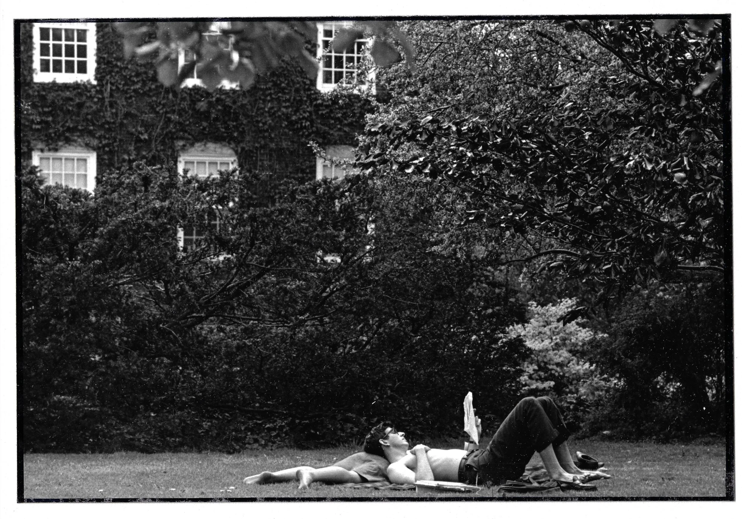 Couple on the Radcliffe Quad