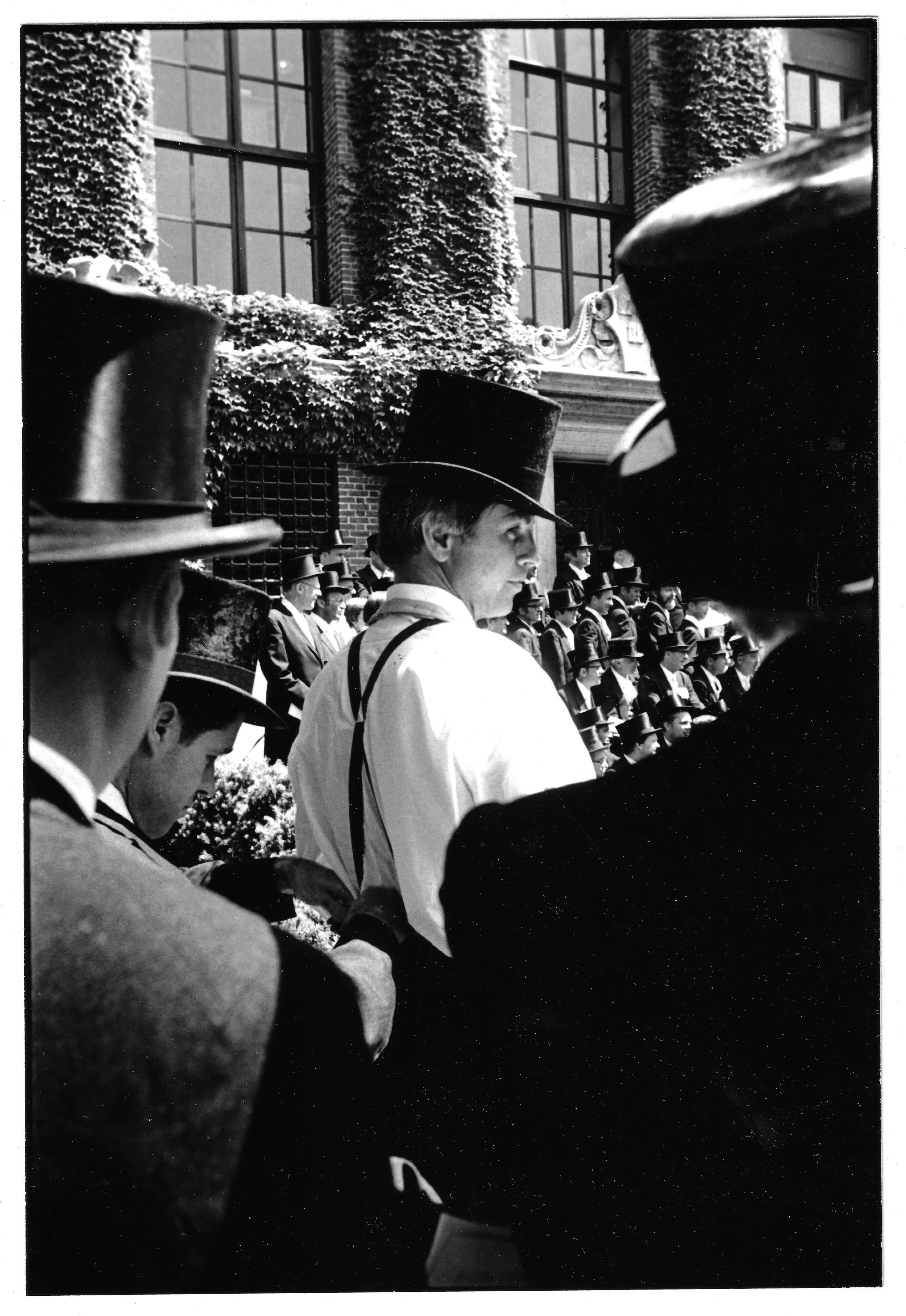 Class Marshalls preparing for their group photo. One of my favorite photographs. 