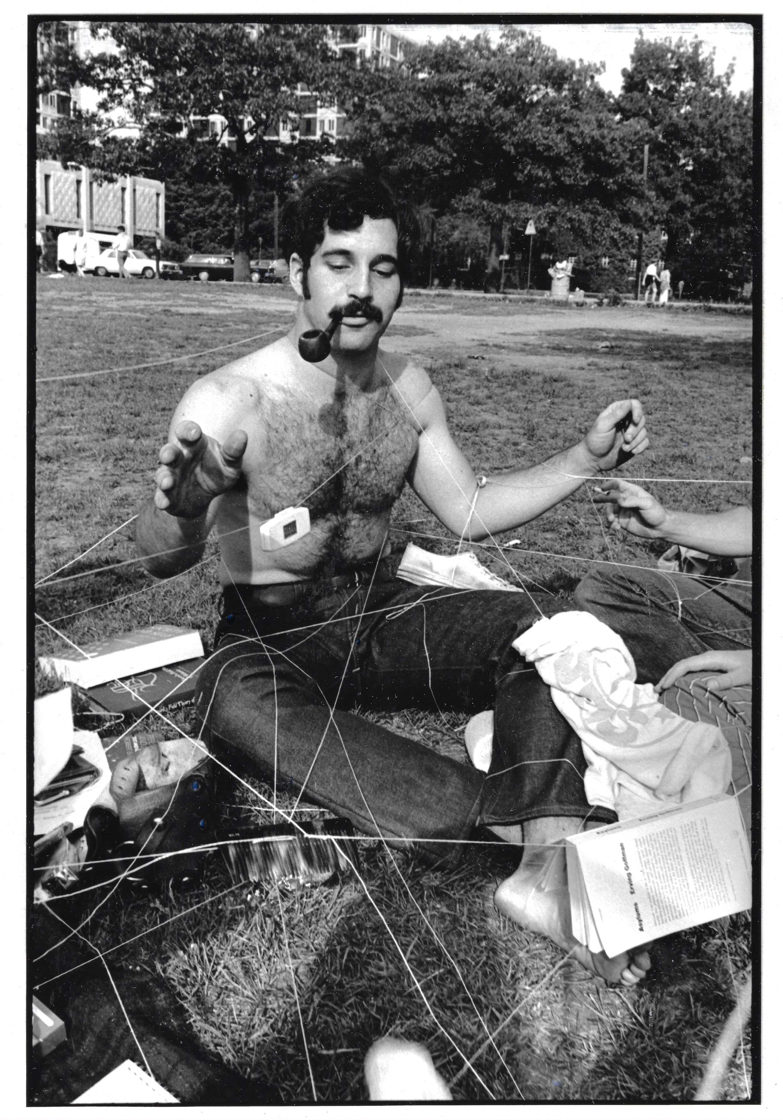 A game of cat's cradle on the banks of the Charles