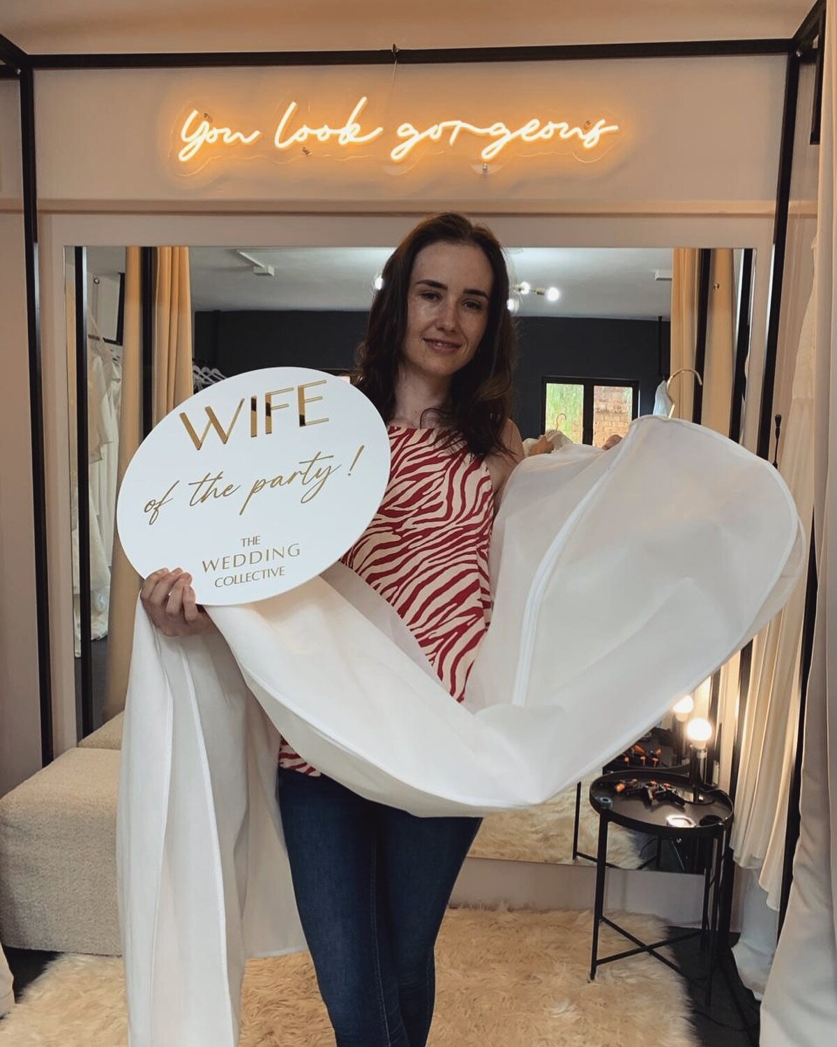 It&rsquo;s almost time for our #TWCrealbride Annelize&rsquo;s Big Day and we absolutely cannot wait to see how stunning she is going to look! Thanks for choosing us to make your wedding dress dreams come true Annelize, enjoy every second! 💖