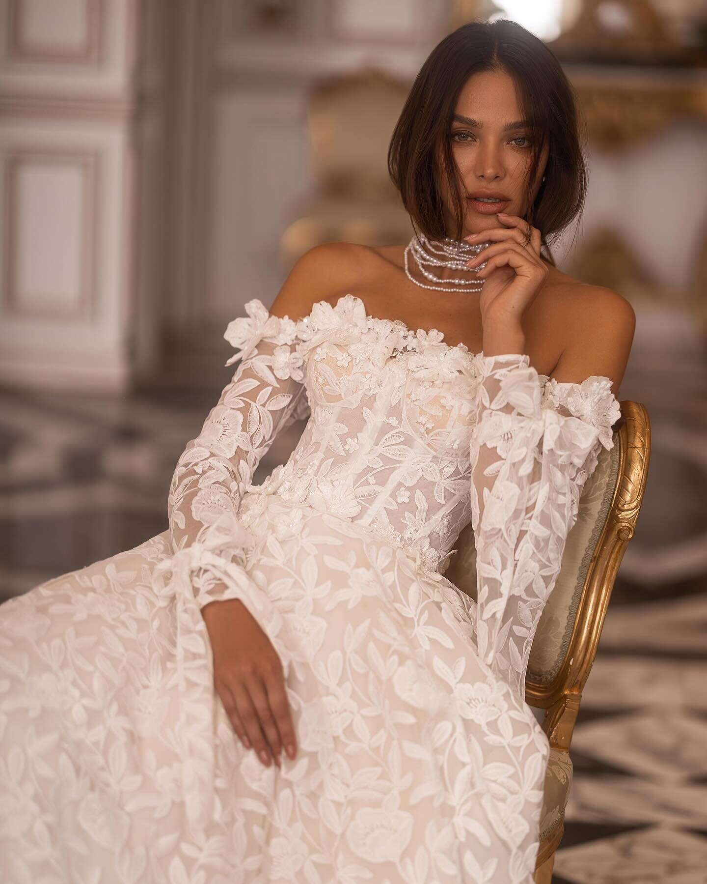 The ultimate winter wedding dress doesn&rsquo;t ex&hellip; oh wait a minute! The ultimate winter wedding dress does exist and her name is FLORA! 🌸🩷 She is waiting for you to try her on, book your private bridal consultation with us to experience th