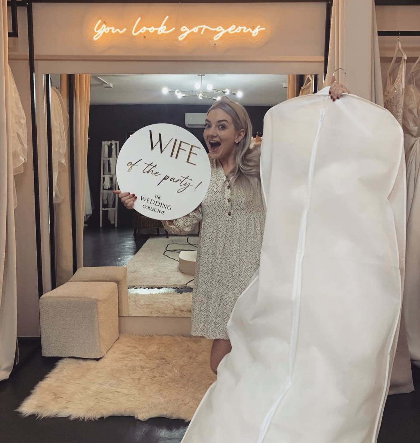 #TWCrealbride Melanie 😍 How blessed were we to work with you! Thanks for all the joy you brought to our studio with every fitting, your positive attitude and beautiful personality shines through everything you do. We hope you had the most blessed we