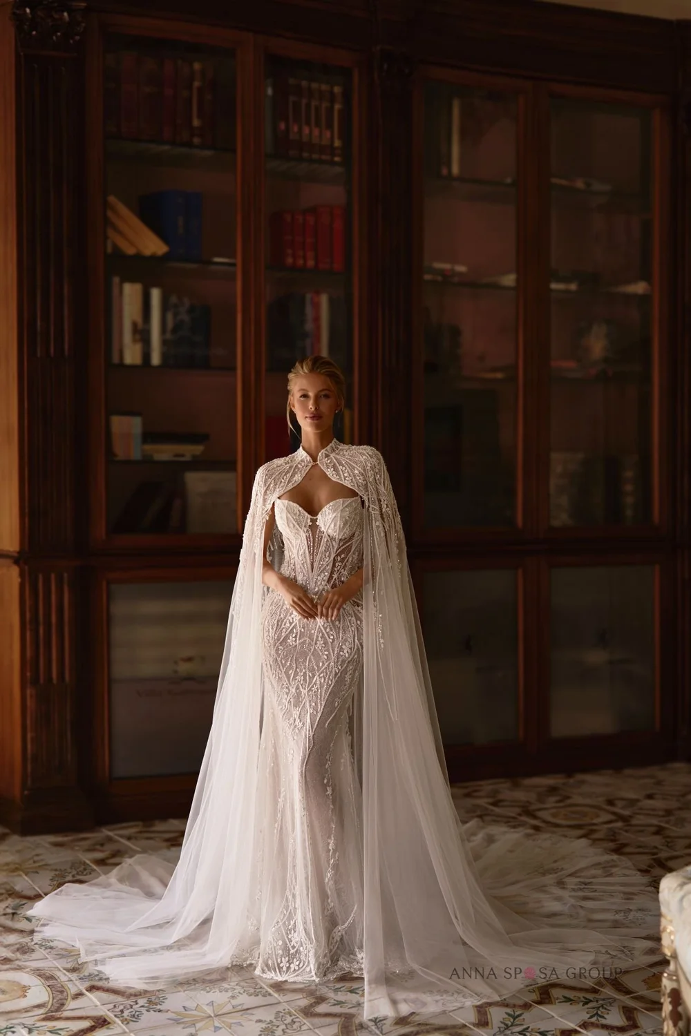 The Wedding Collective  Beaded floral mermaid wedding dress Pretoria and  Cape Town