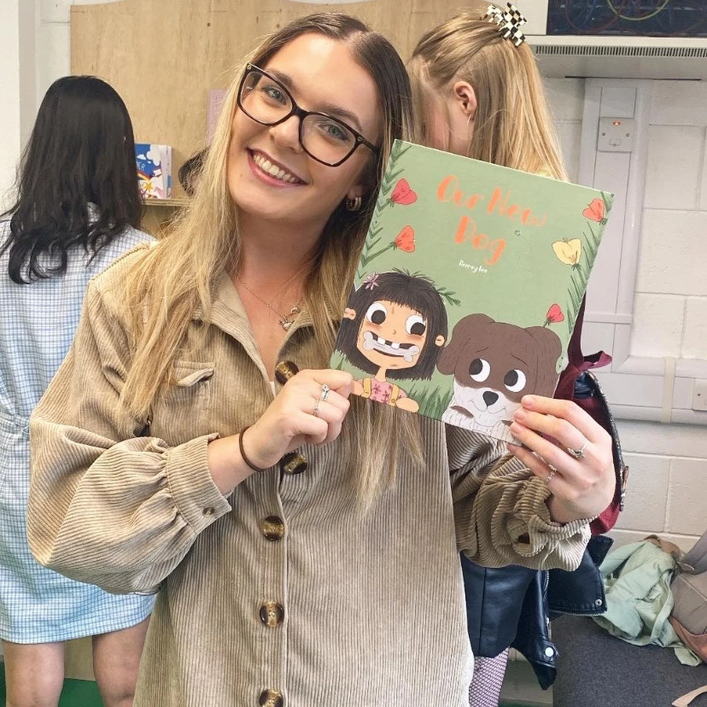 My camera super blurry but I went to my grad show last Thursday and saw my book printed in the flesh!! It was a dreammmm 🥰 so happy with the outcome, it&rsquo;s a shame my camera didn&rsquo;t do it justice!