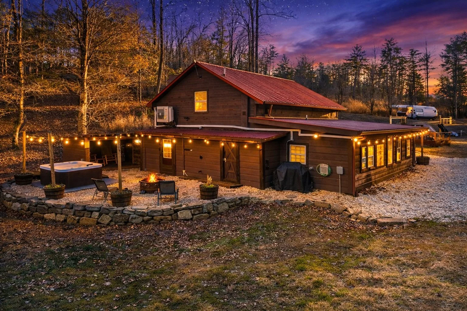 La Cabaña: Sleeps 6 + 2 in Glamping Dome, Hot Tub, pet friendly w/ pet fee, Long Creek, SC,