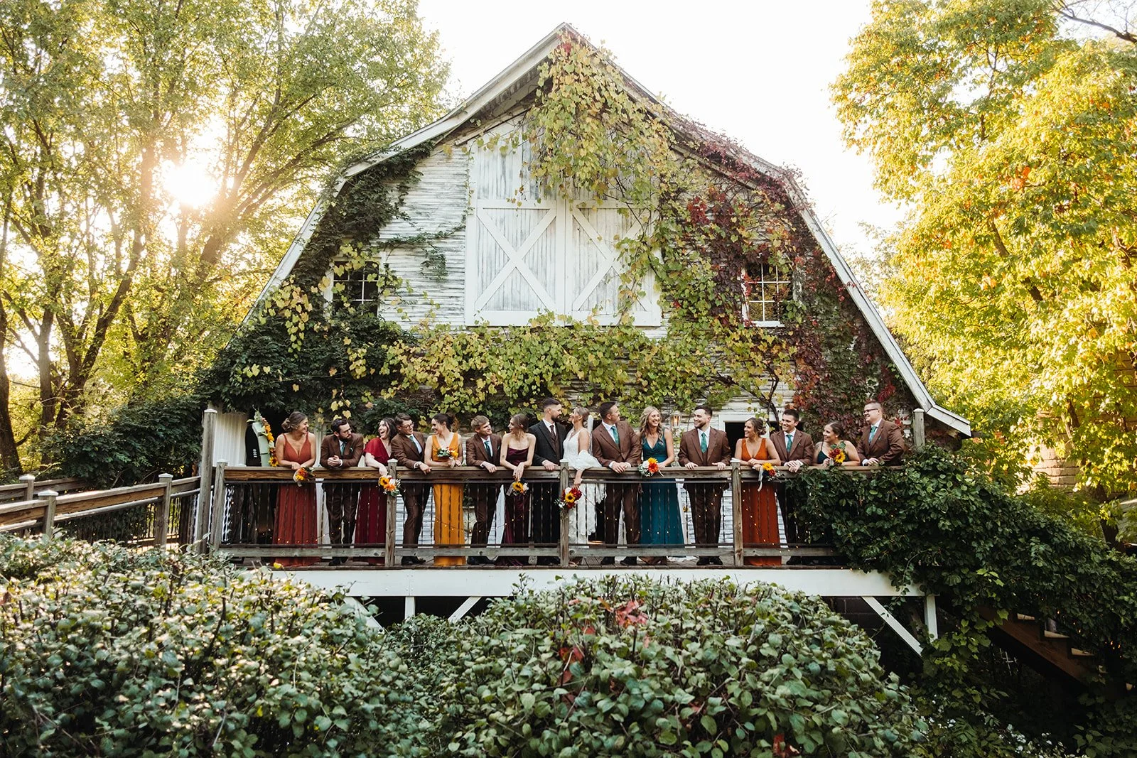 Cozy Fall Wedding at The Blue Dress Barn in Benton Harbor, Michigan