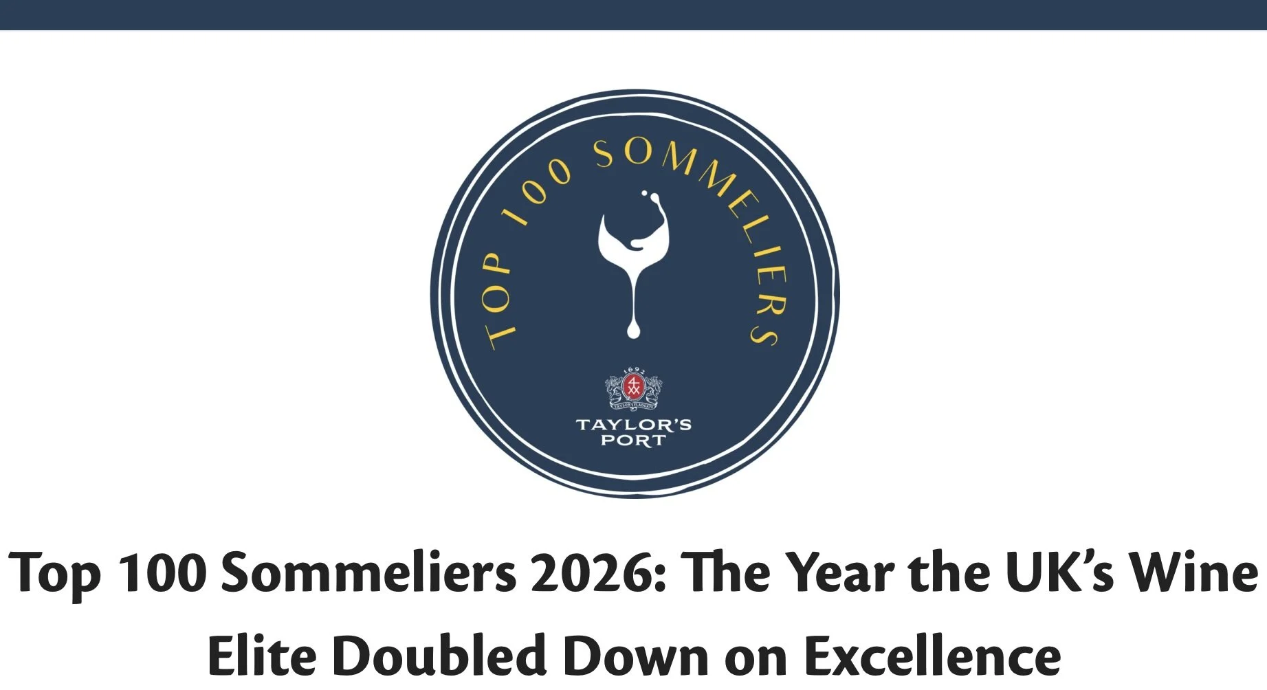 Raising the Line: UKSA Members Dominate the Taylor’s Port Top 100 Sommelier Edit 2026