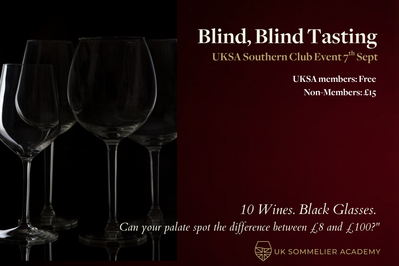 A BLIND BLIND TASTING - 7th September 2026