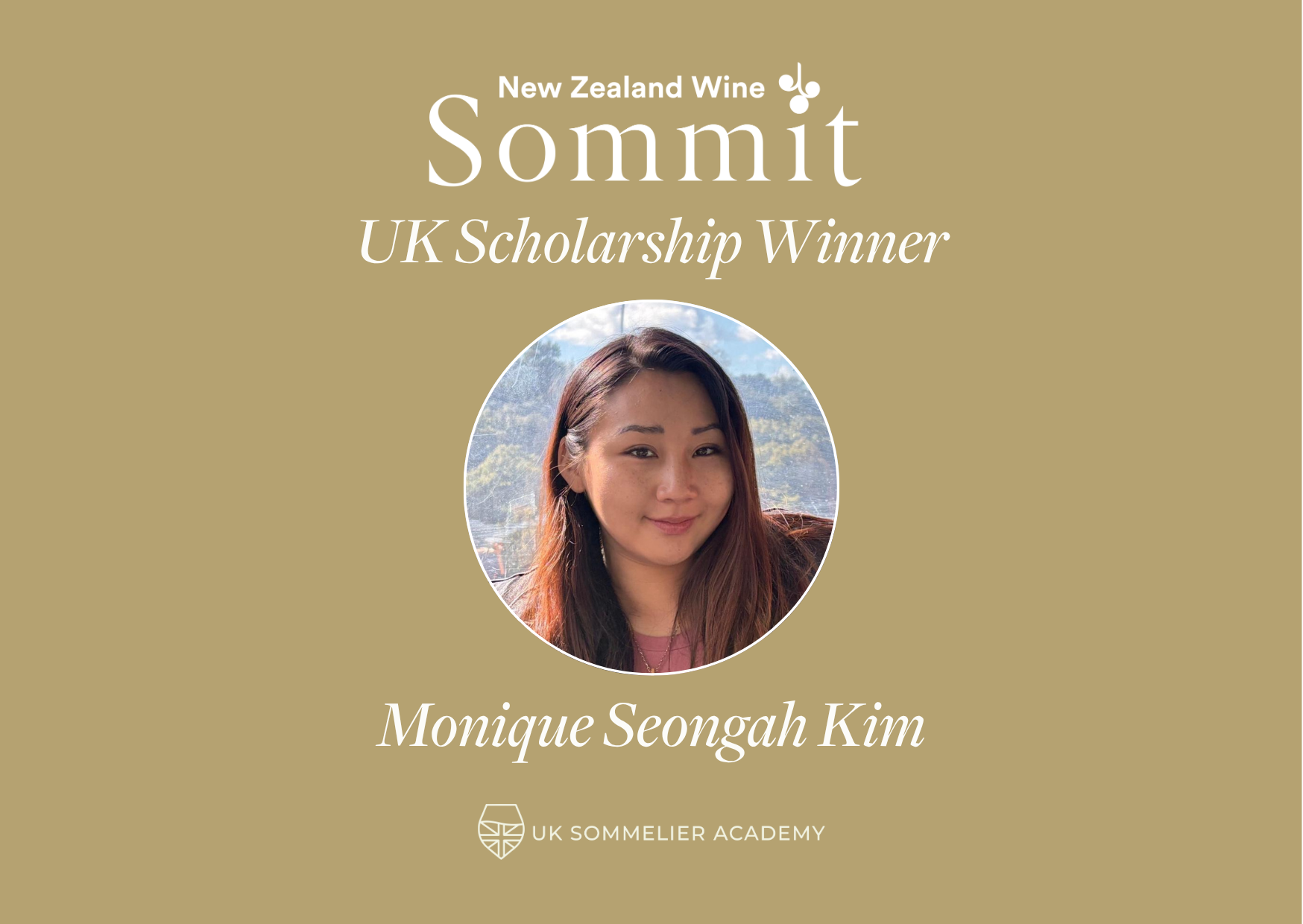 Monique Seongah Kim Named UK Winner of the 2027 New Zealand Wine Sommelier Scholarship