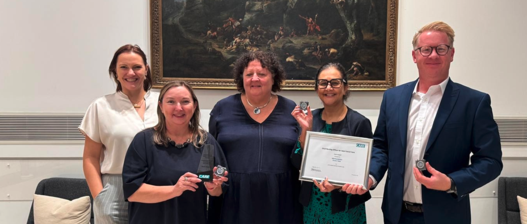 RCN Foundation awarded prestigious Chief Nurse Adult Social Care Award