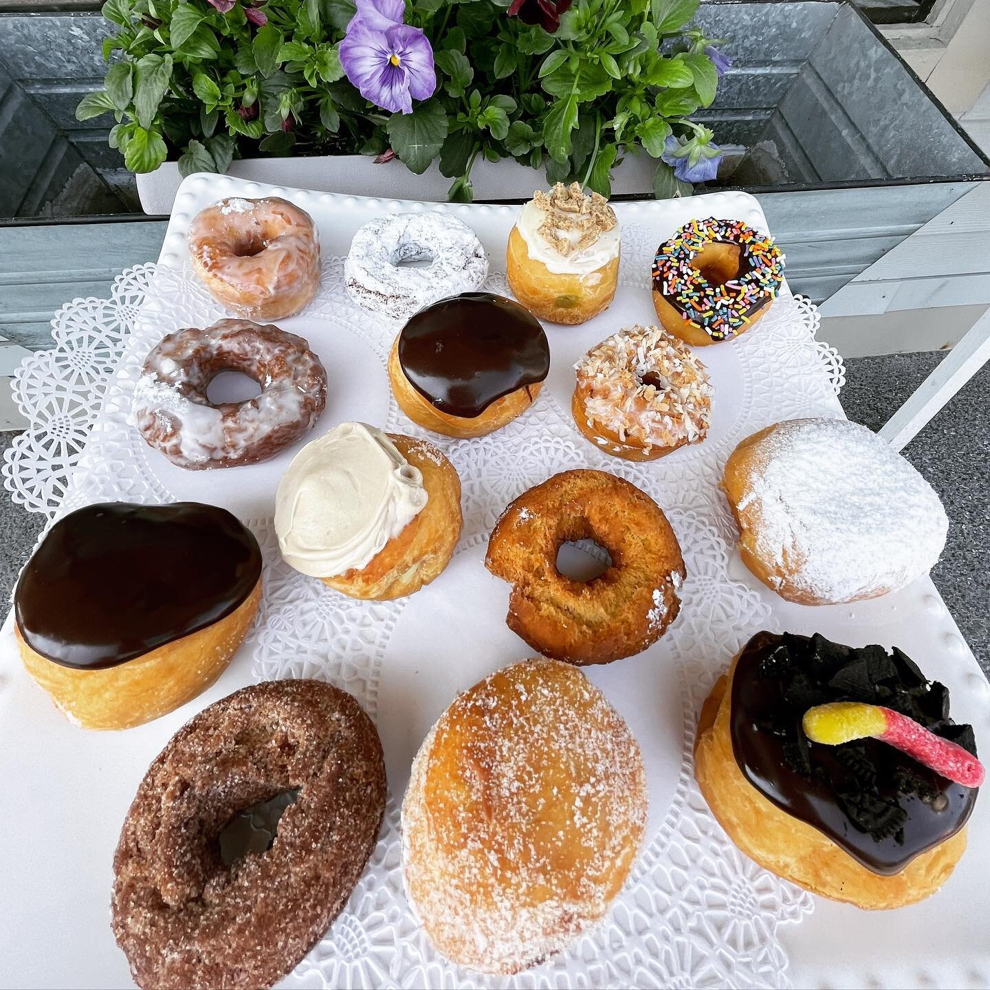 A selection of our delightful mini donuts is the perfect Mother&rsquo;s Day gift. Call ahead and we can put together a box of her favorite flavors for you. We are open on Mother&rsquo;s Day until 2pm.