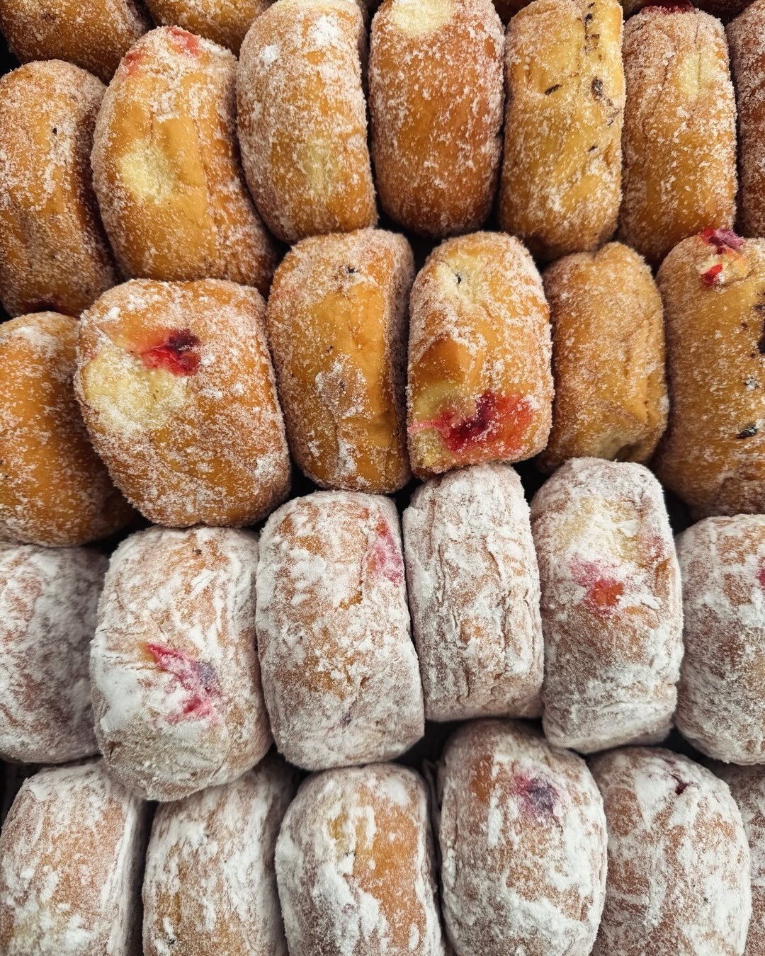 Jelly donuts, every bite is worth the mess!