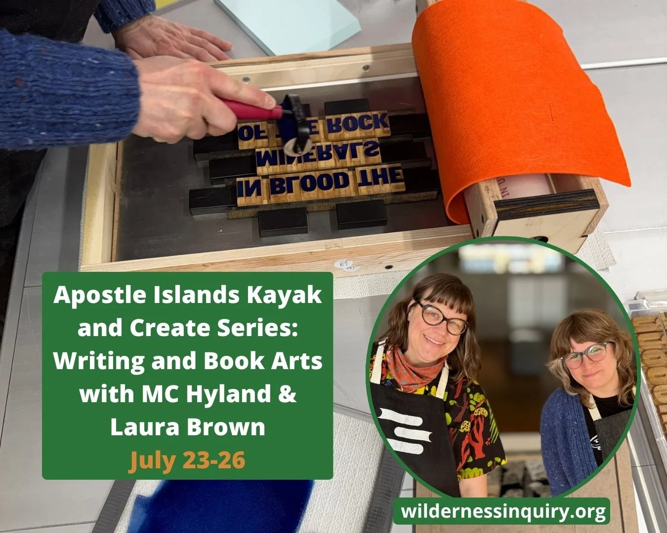 Kayaking, Writing, and Book Arts in the Apostle Islands
