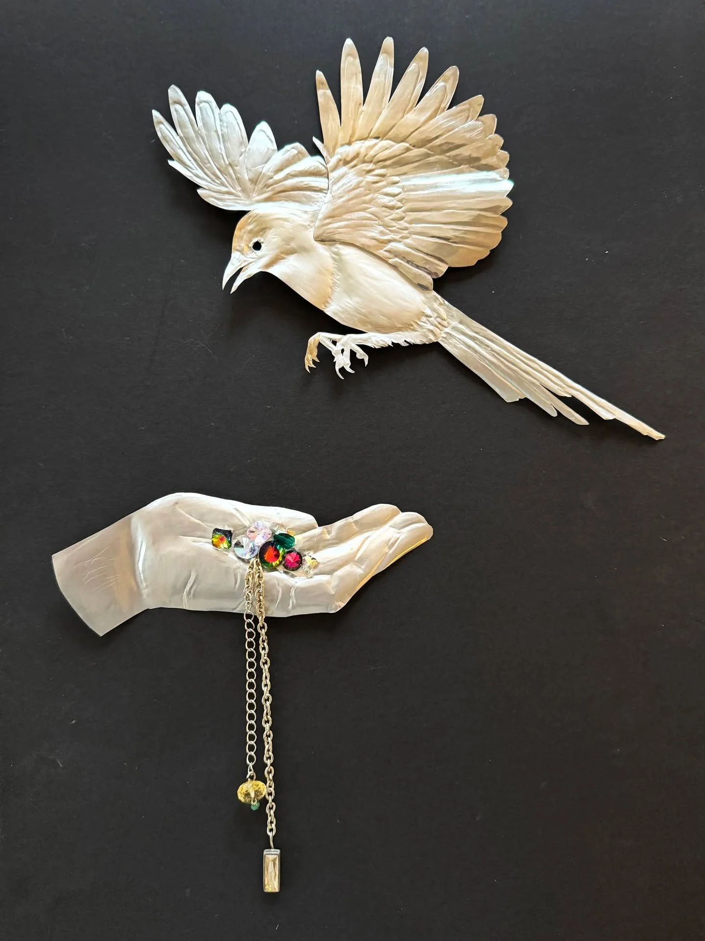 Day 85 of 100: To Catch a Magpie (final version)

I&rsquo;m a little blue that it turns out magpies are not particularly thieves. But it&rsquo;s nice to know that all corvids are. I have a tattoo of a raven holding a ring, inspired by a motif I saw o