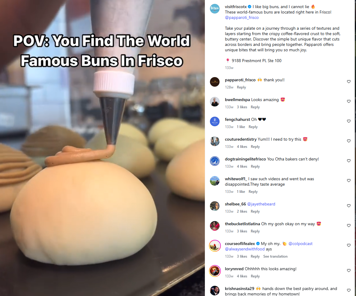 Coverage of a new restaurant opening in Frisco