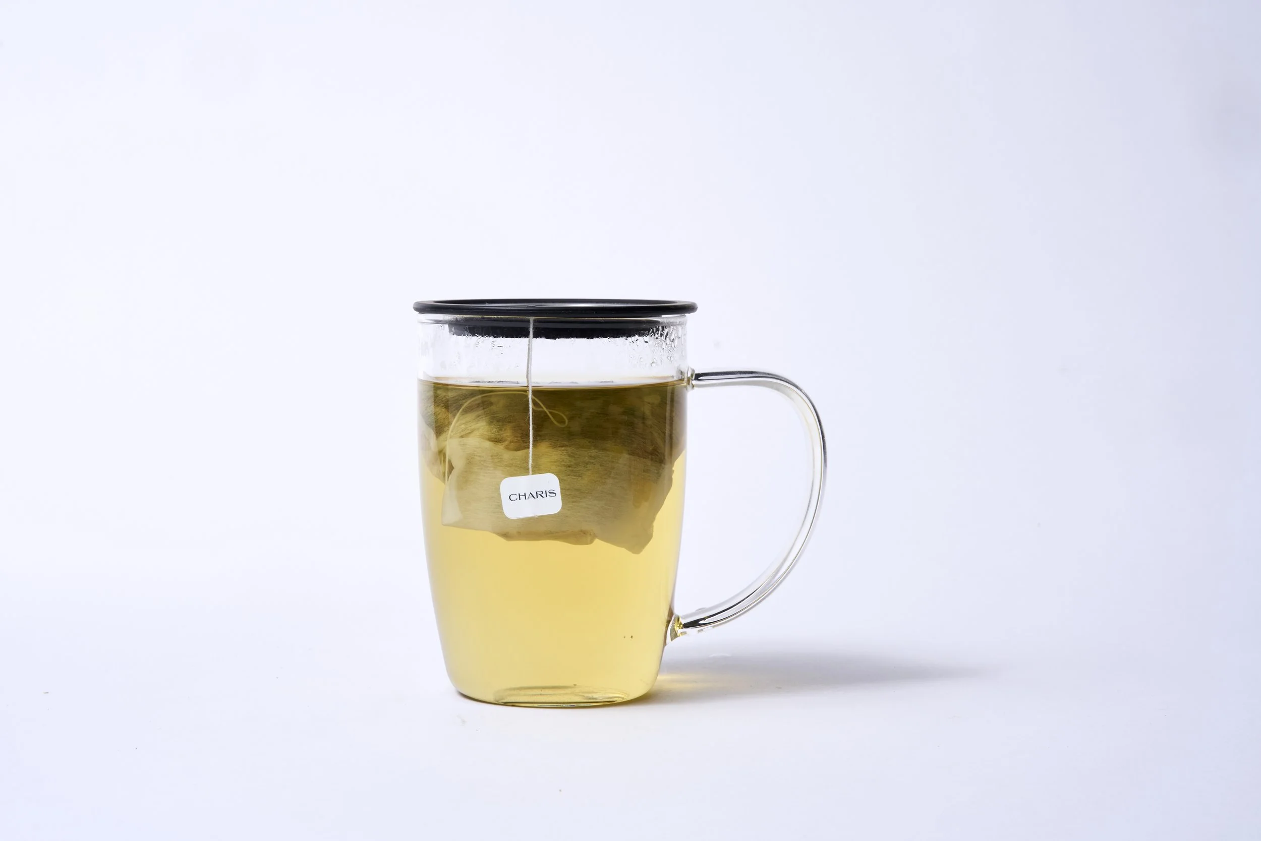 Glass Tea Mug with Infuser & Lid