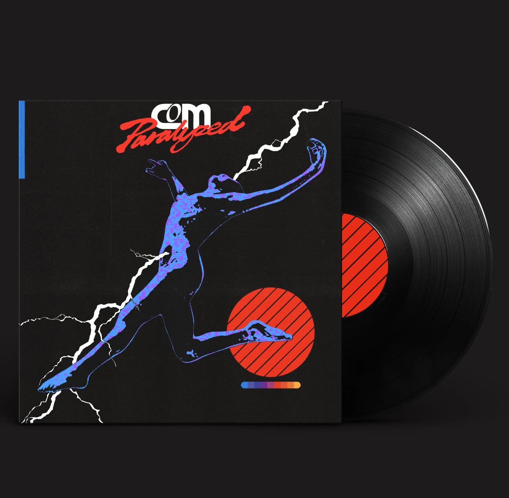 LP artwork for Carol of May's album 'Paralyzed' (2022). 