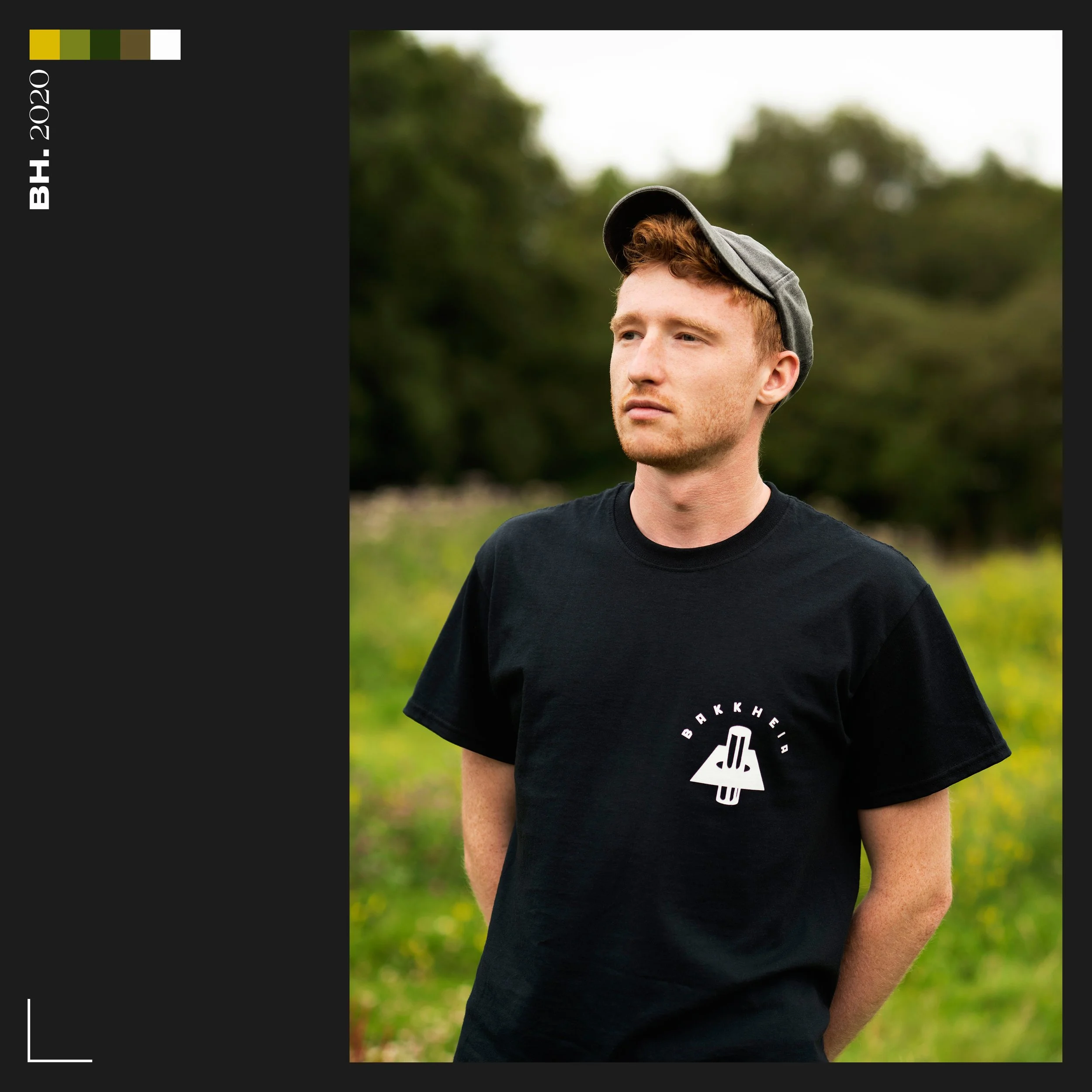 'Side Split' T shirt design for Bakkheia (2020). 