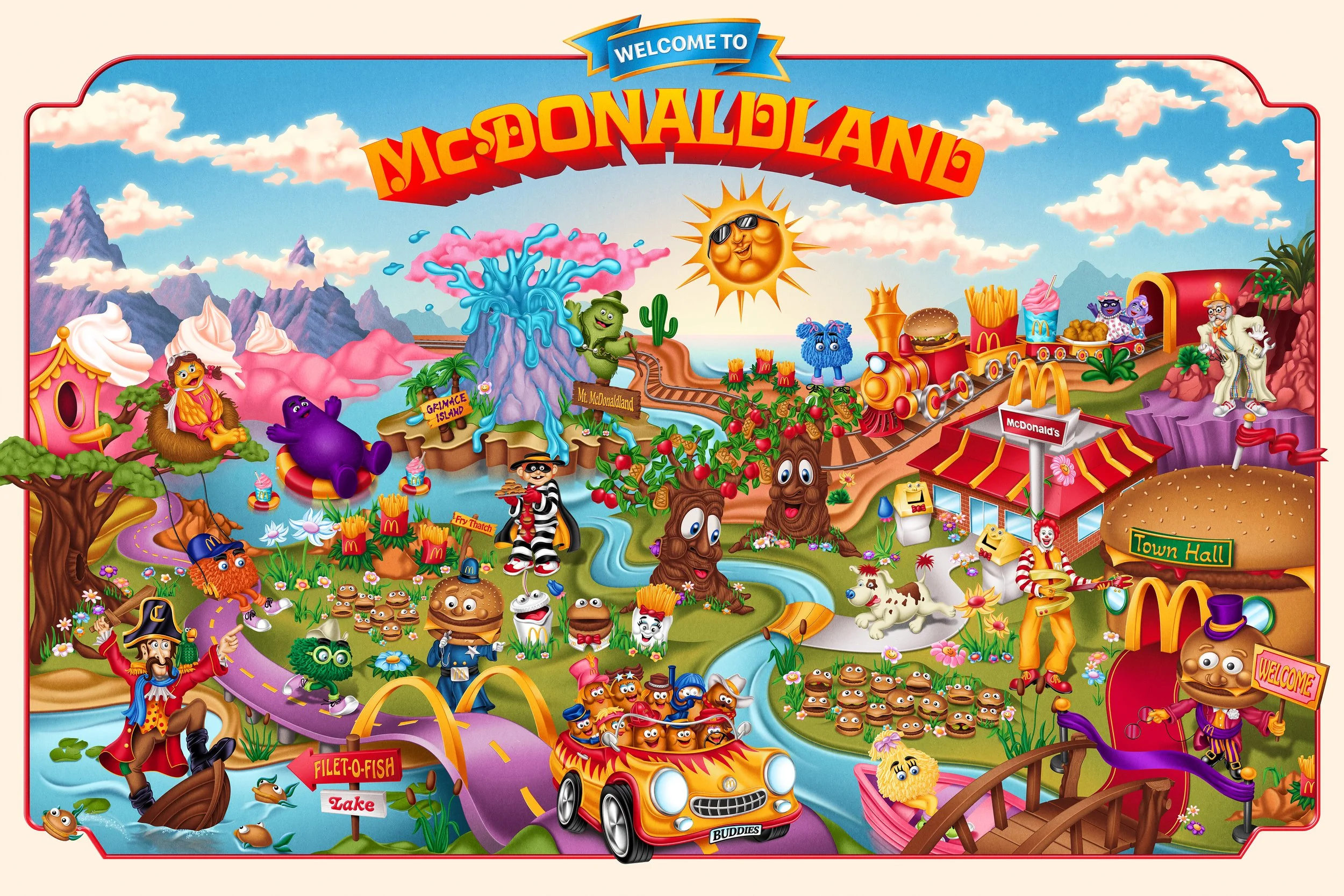 'McDonaldland' project, made in collaboration with Widens and Kennedy New York. (2025)
