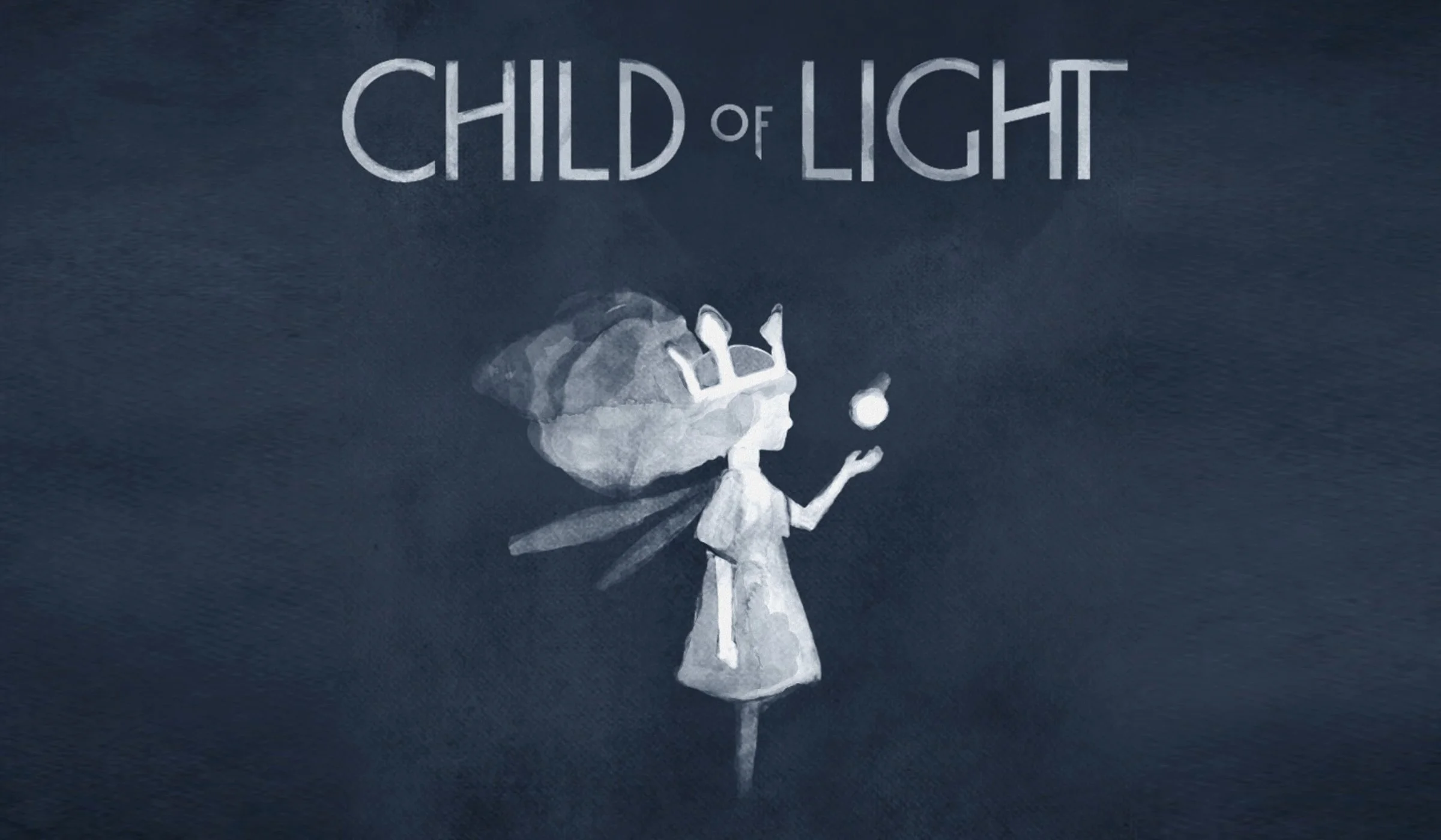 Visuel du jeu vidéo ''Child of Light'' avec une illustration