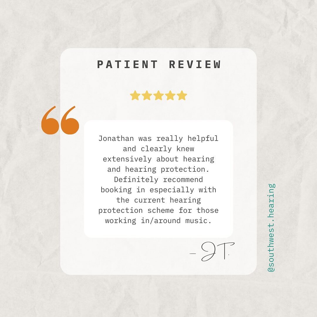 ⭐⭐⭐⭐⭐

#patientreview #customisedearplugs #earprotection #acscustomuk #audiology #proseries #hearing #healthcare #hearinghealth #tinnitusawareness

💬 Contact us to find out about our range of bespoke ear solutions