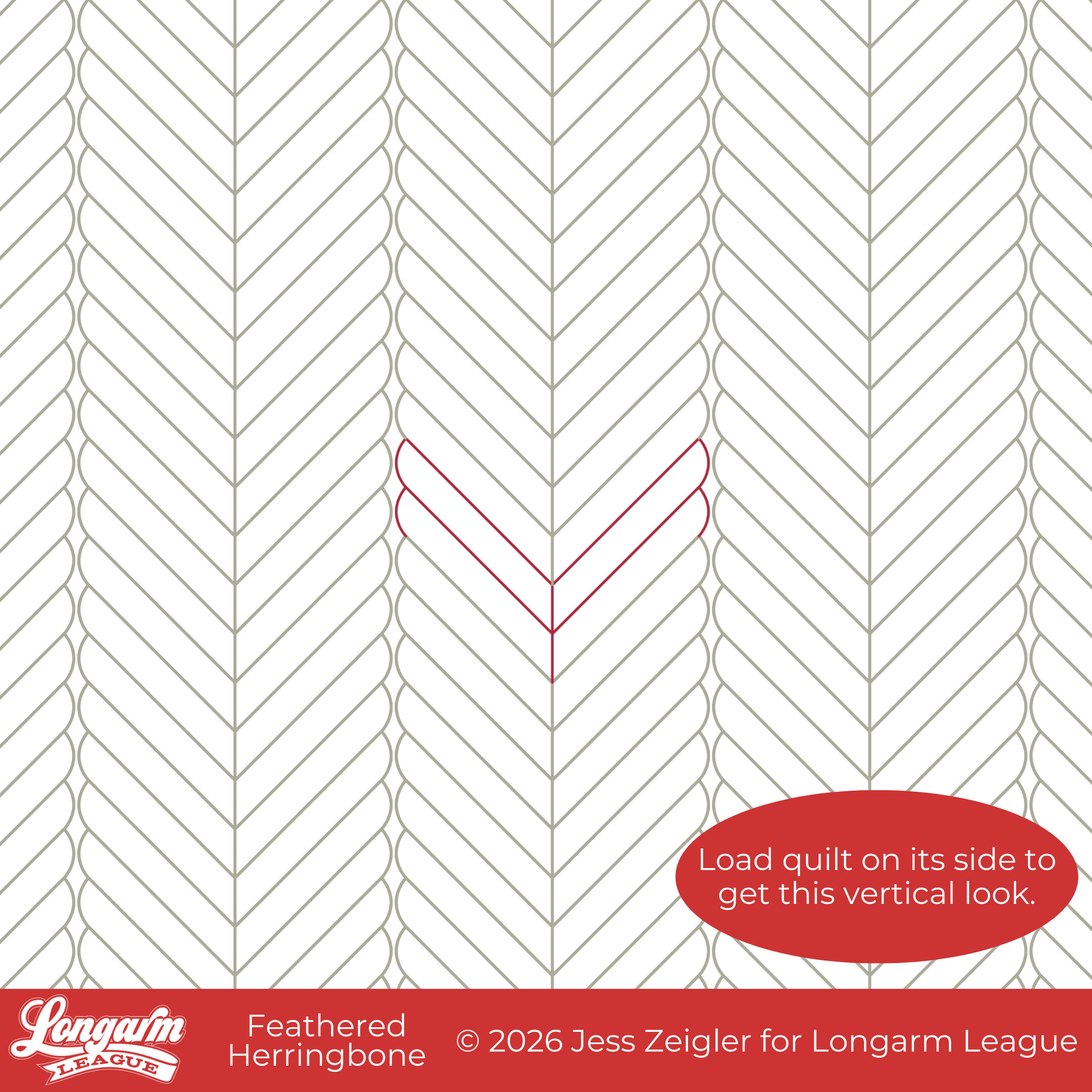 FEATHERED HERRINGBONE