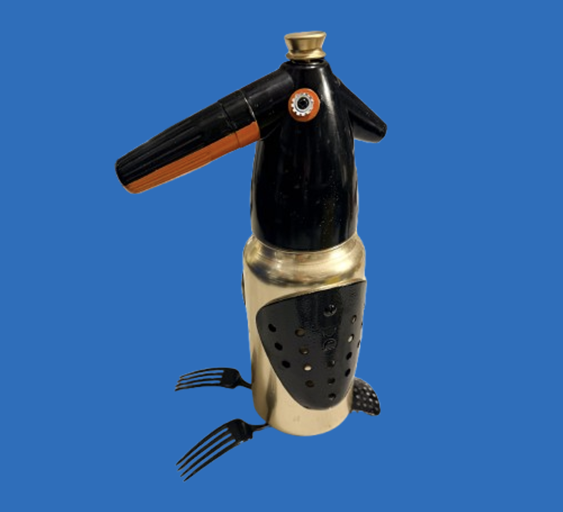 AVAILABLE; "The Well-Groomed Penguin" 12" X 5" X 6"