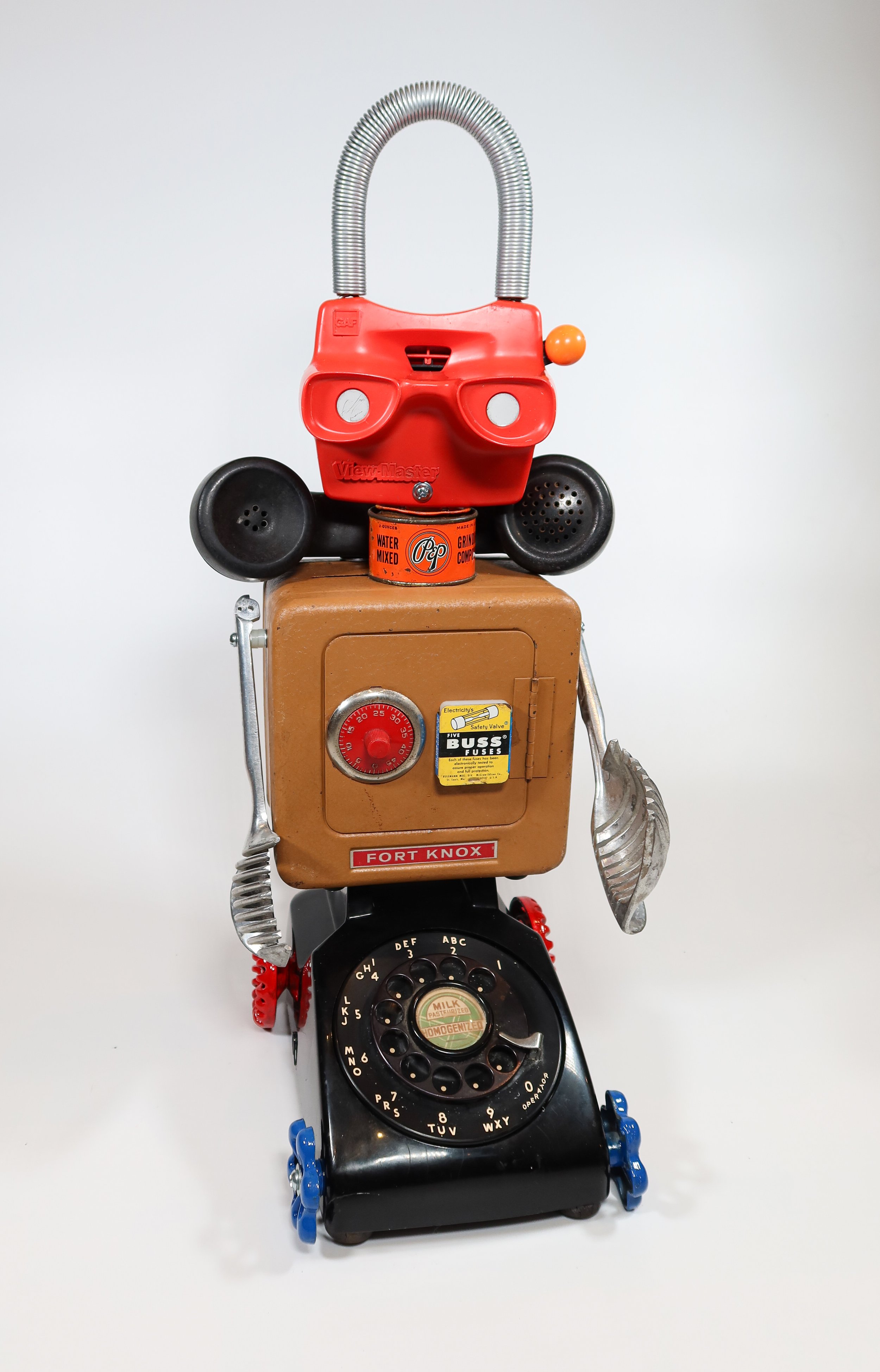 AVAILABLE. Found Robot #8; Pep
19" X 9" X 13"