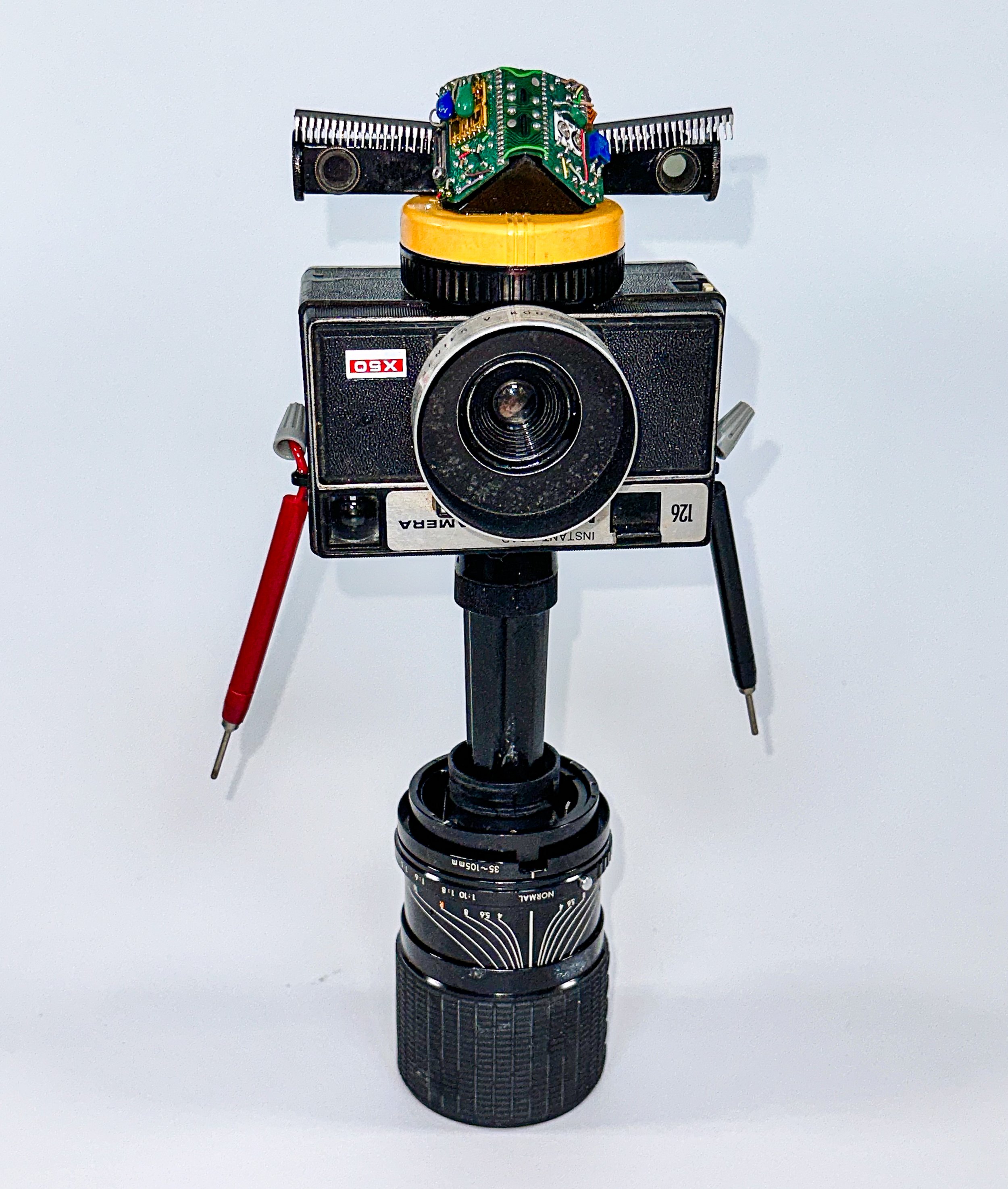 SOLD. Photobot #10; Tall Boy
11" X 6" X 4"