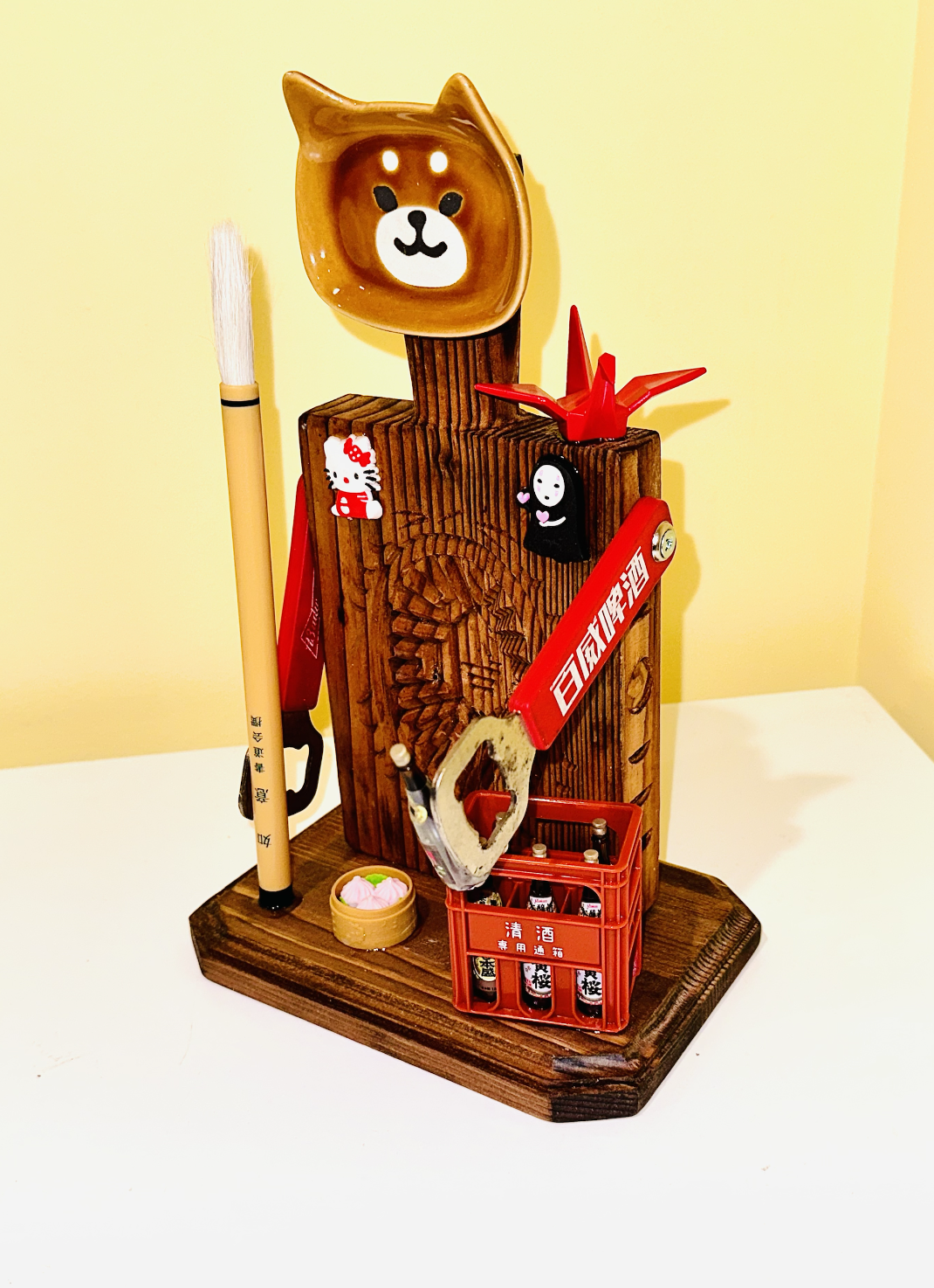 "It's a Shiba Inu World", Left side view.