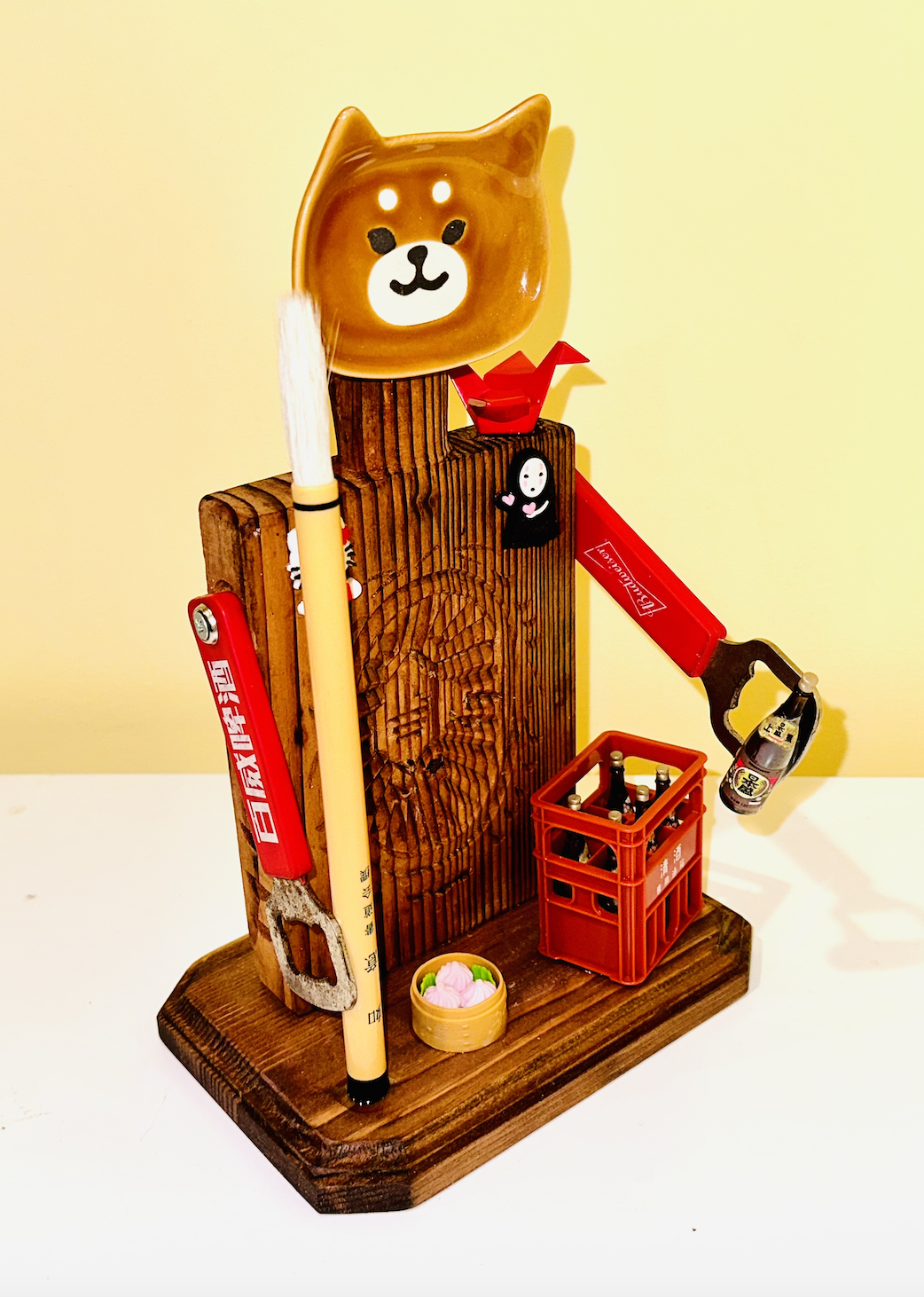 "It's a Shiba Inu World", Right side view.
