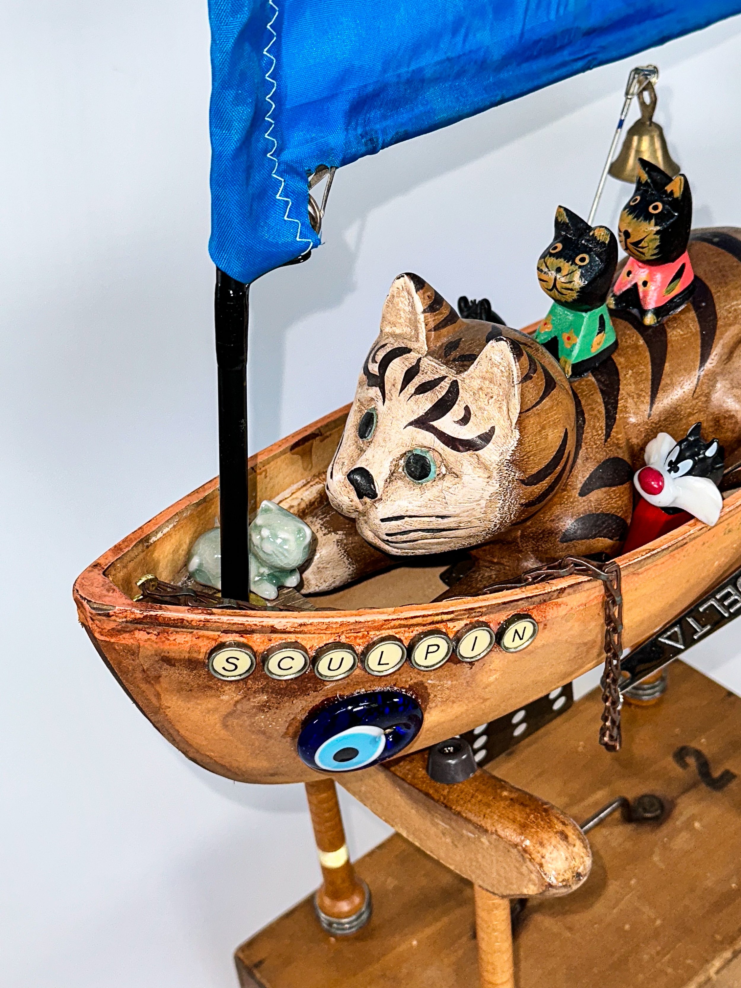 AVAILABLE; Feline Maritime Vessel close-up