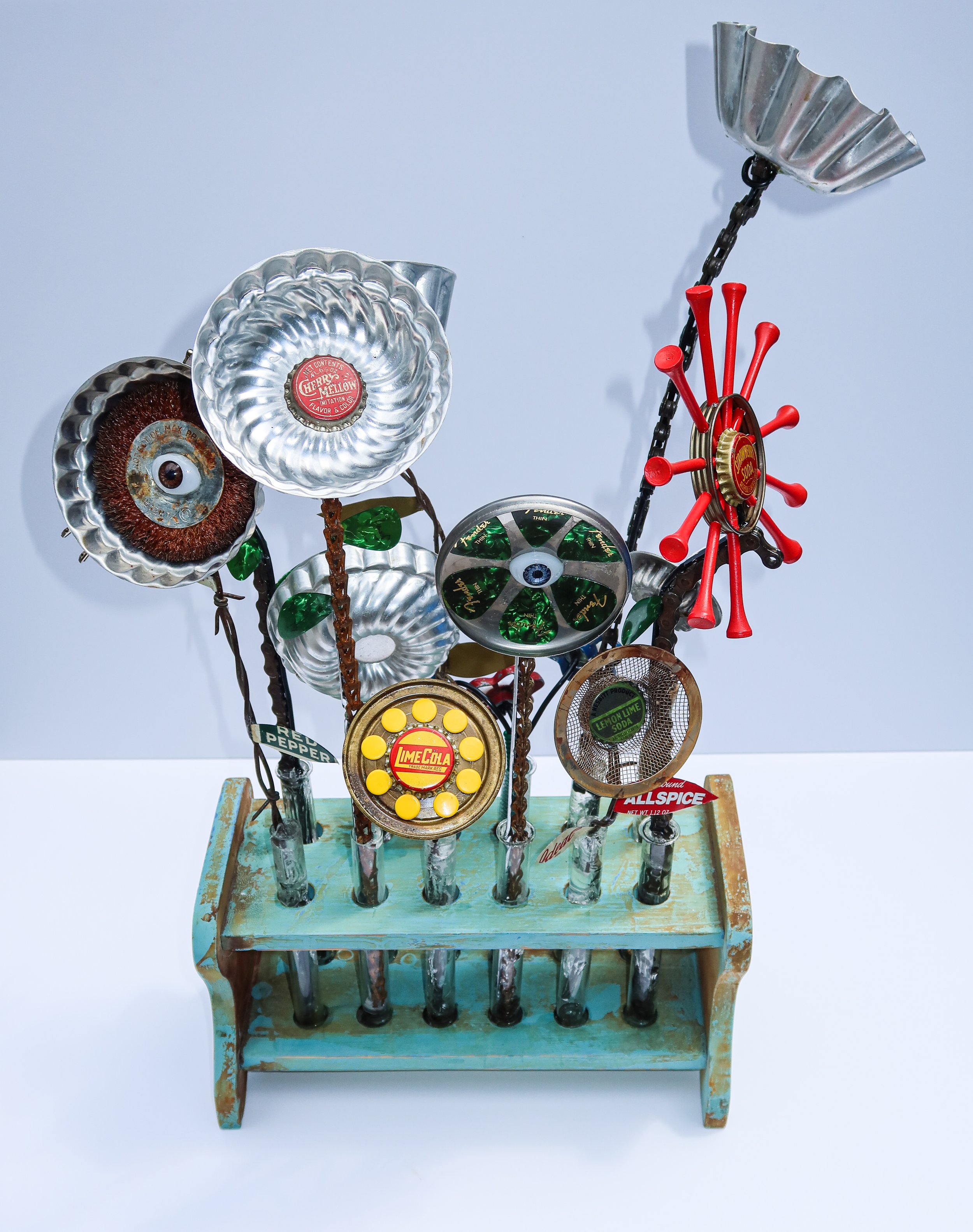 SOLD. The Flowers are Watching, View 2. Exhibited at the Francine Kelly Gallery at Featherstone Center for the Arts, Martha's Vineyard.