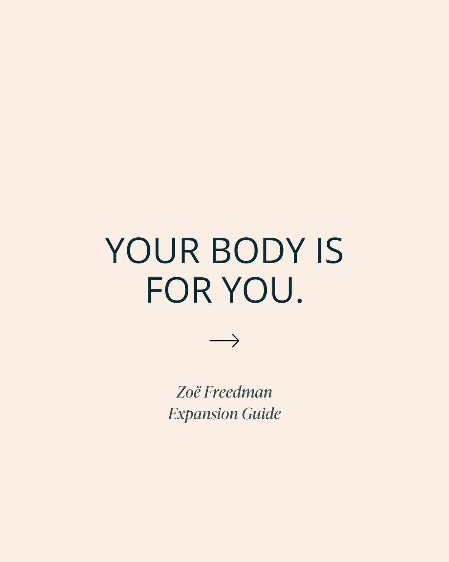 How many of us didn&rsquo;t receive this message?

It got distorted, skewed.

Many of us internalized things like:
- your body is for other peoples pleasure 
- your body is for the judgment of others
- your body is for controlling 
- your body is for